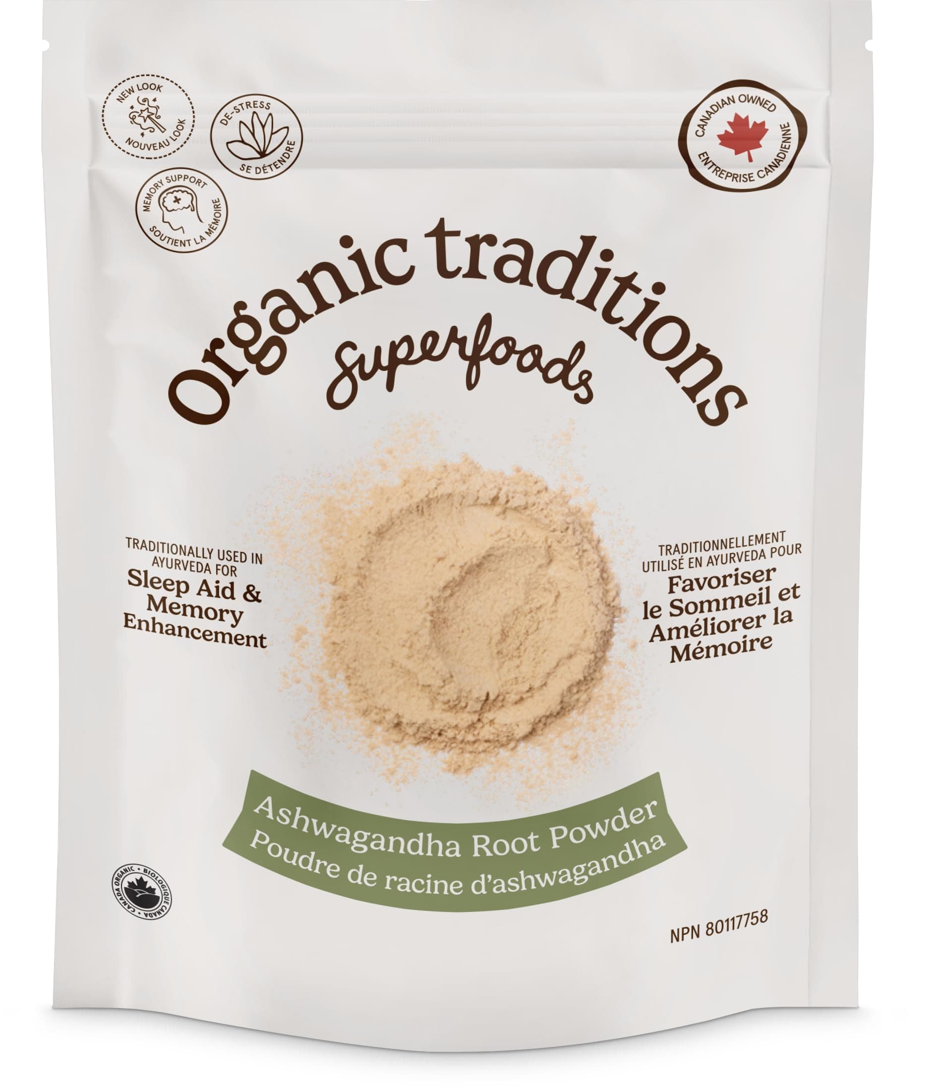 Organic Traditions Ashwagandha Root Powder | Sustainably Grown & Harvested | Traditional Ayurveda Support | Rejuvenating Herbal Tonic | Enhance Recipe With Nutrition's 200 g (Item Packing May Vary)
