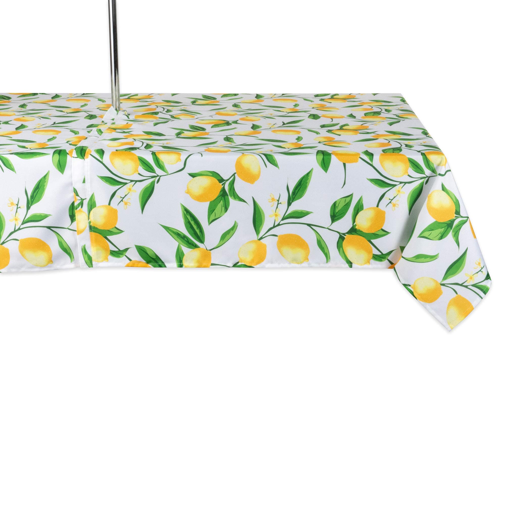 Lemon Bliss Outdoor Tabletop, Collection Stain Resistant & Waterproof, 60x120 w/Zipper