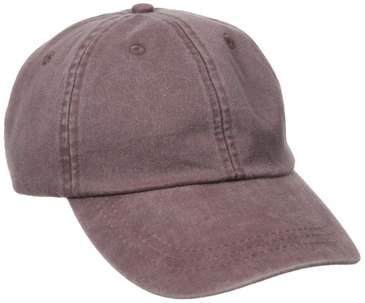 AdamsOptimum Pigment Dyed Twill Cap (Burgundy) (ALL)