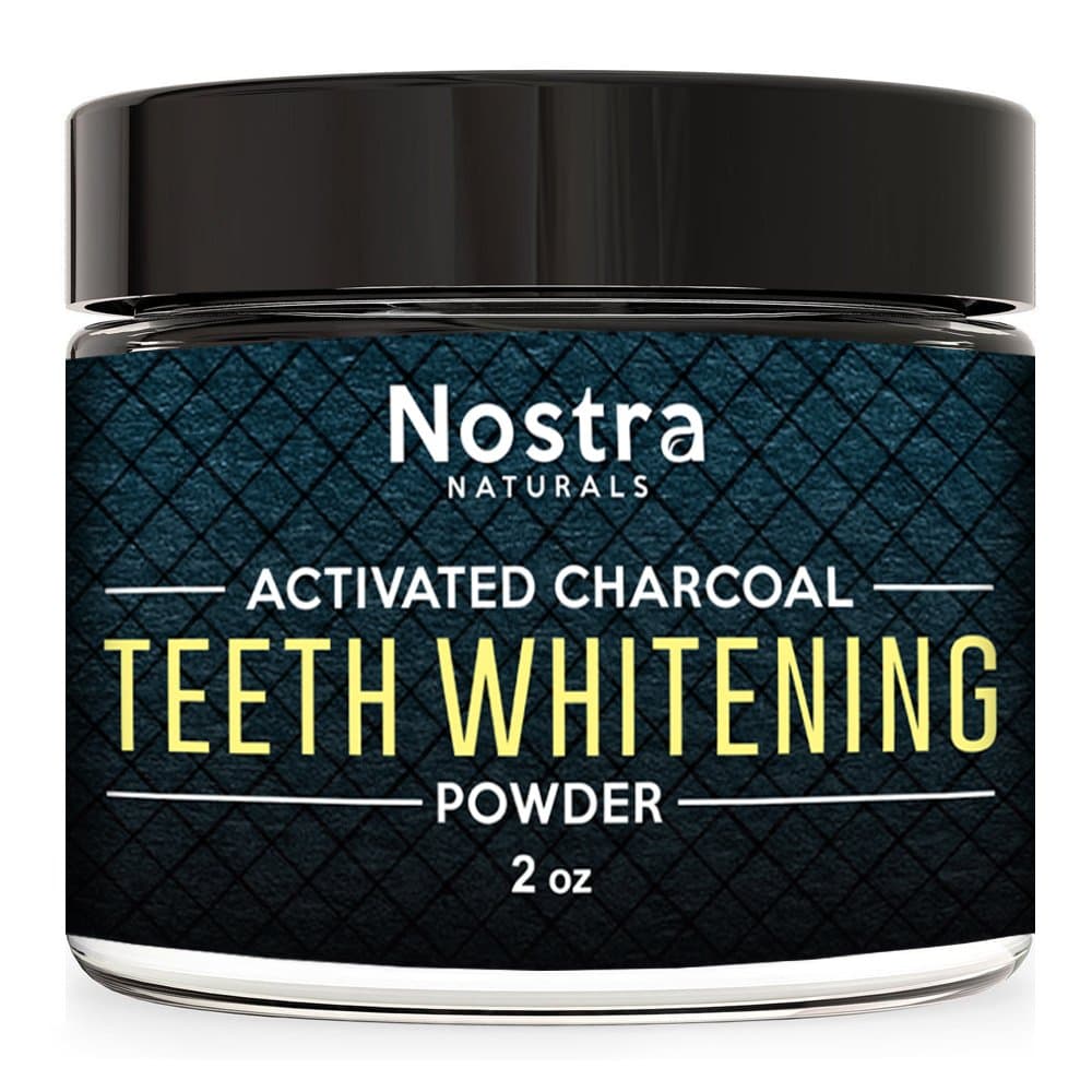 Activated Teeth Whitening Charcoal Powder - Best Activated Charcoal Tooth Whitener - Made in USA - Perfect for Healthier, Whiter Teeth the Natural Way - Mint Flavor.