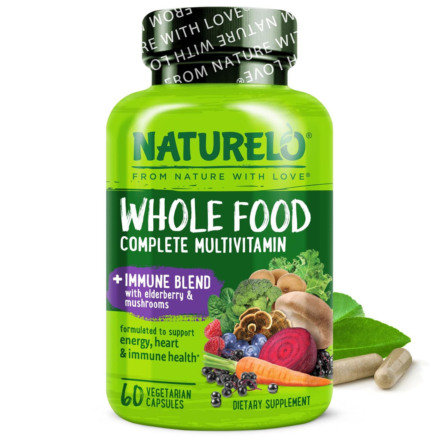 Whole Food Multivitamin + Immune Blend, 120 Count