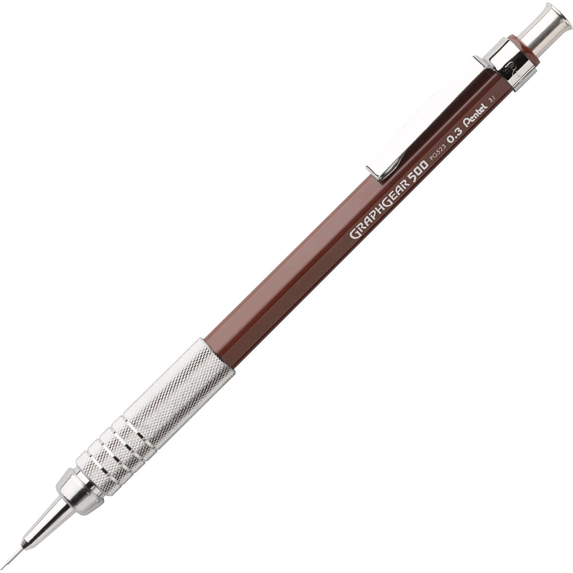 Pentel GraphGear 500 Automatic Drafting Pencil, Brown