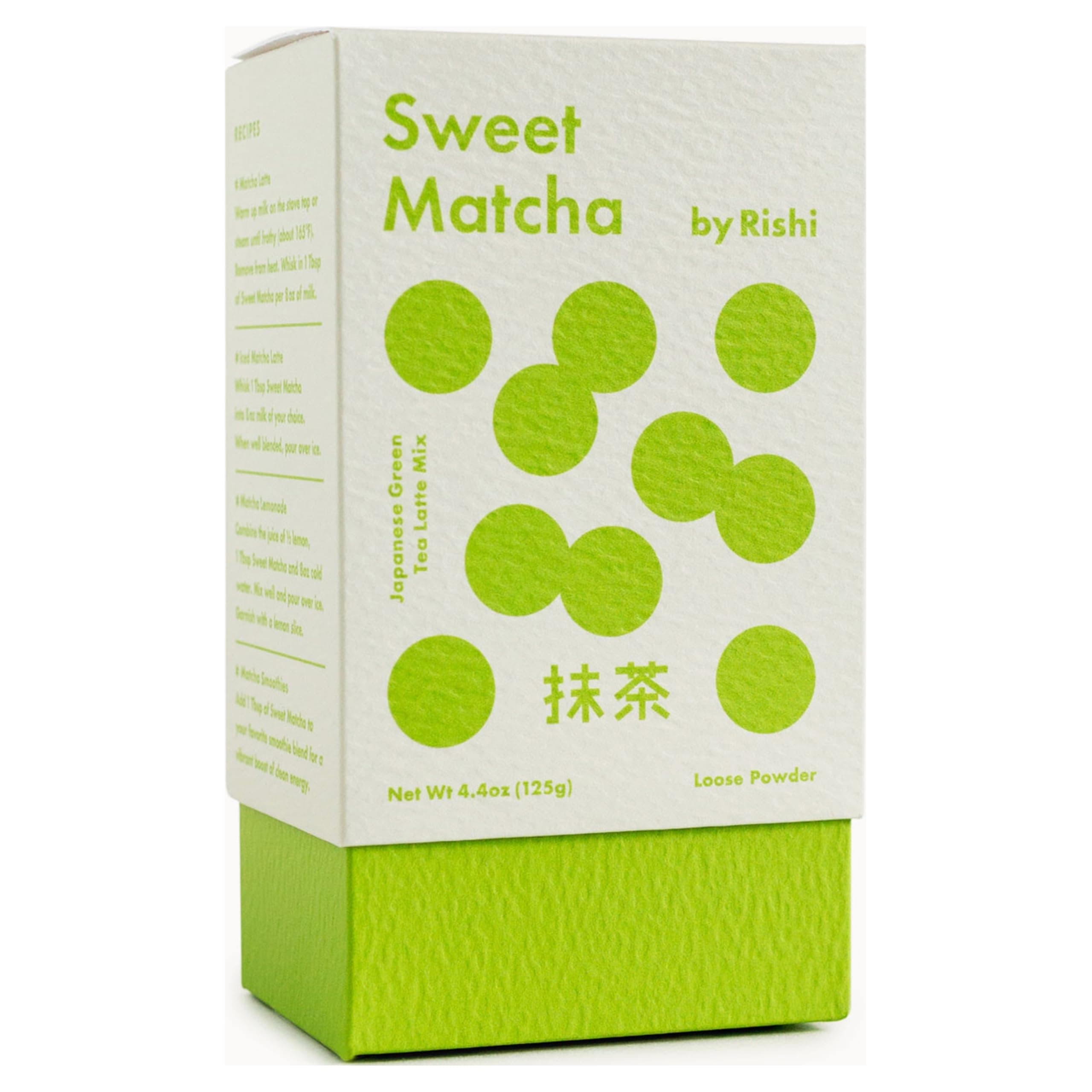 Sweet Matcha - Organic Japanese Sweetened Green Tea Powder for Cafe-Quality Matcha Drinks, Hot or Iced - 4.4 Ounces (Pack of 1)