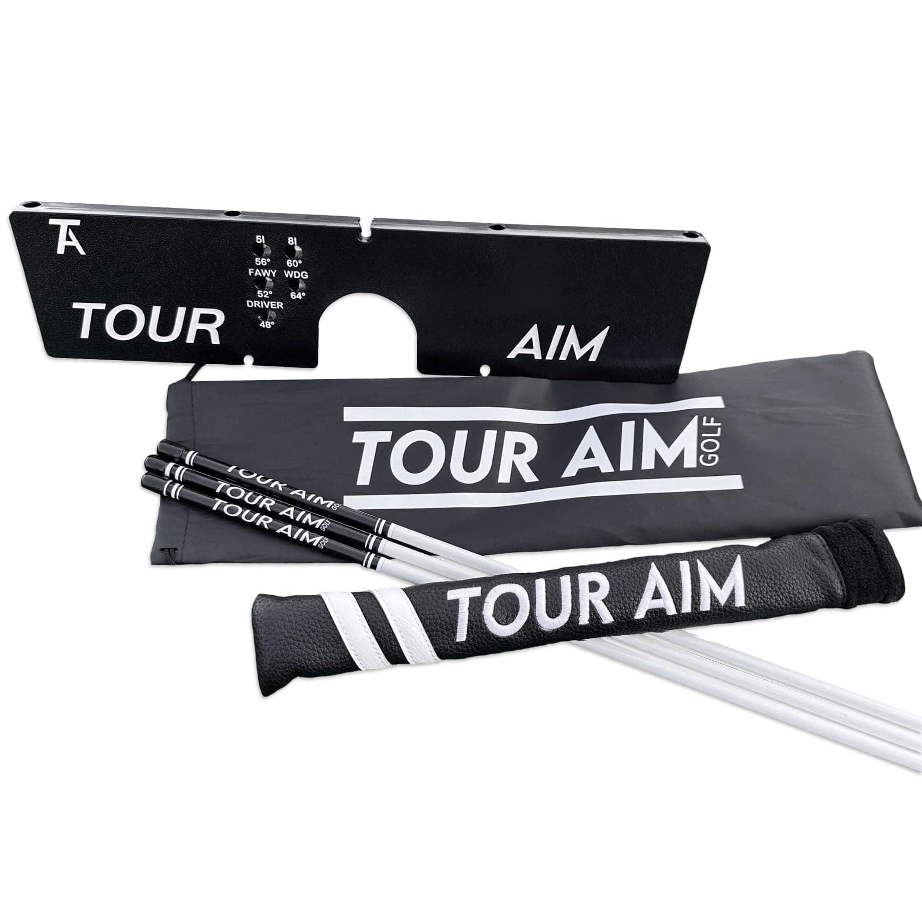 2.0 Golf Training Aid – 11-in-1 Alignment Sticks & Swing Plane Golf Practice System – Lightweight Alternative to Heavy Brick-Like Golf Aids – Maximum Portability, Accuracy & Consistency