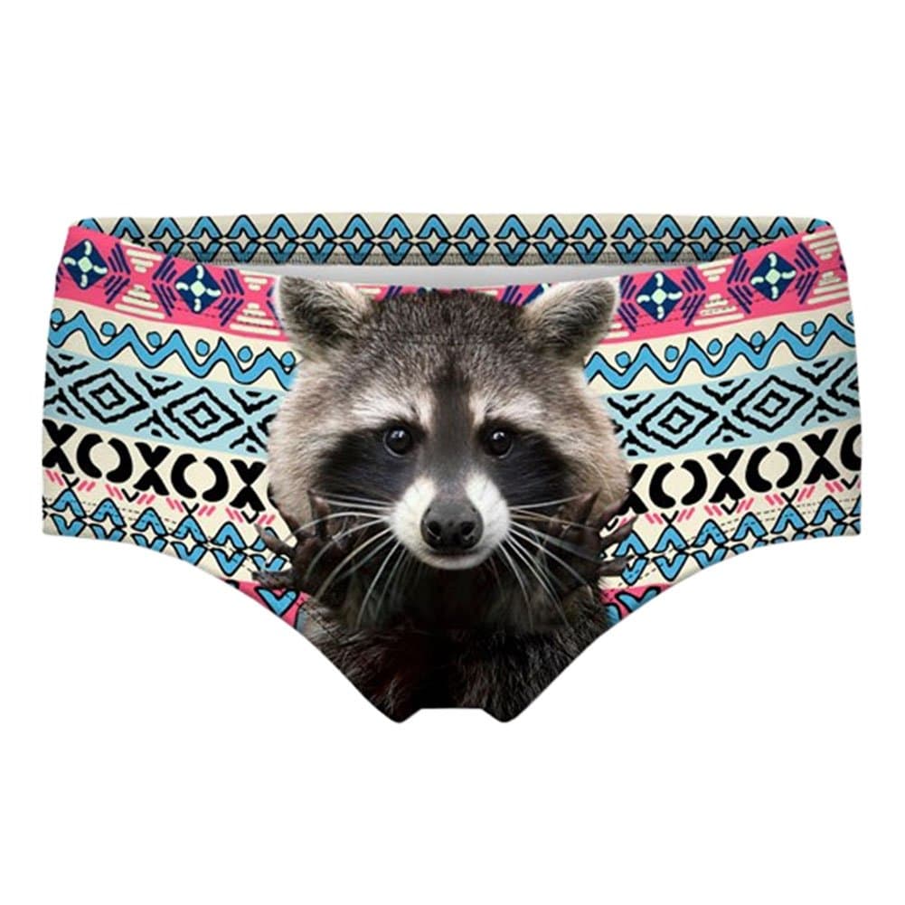 Funny 3D Animals Underwear Sexy Panties for Women Girl Cute Briefs