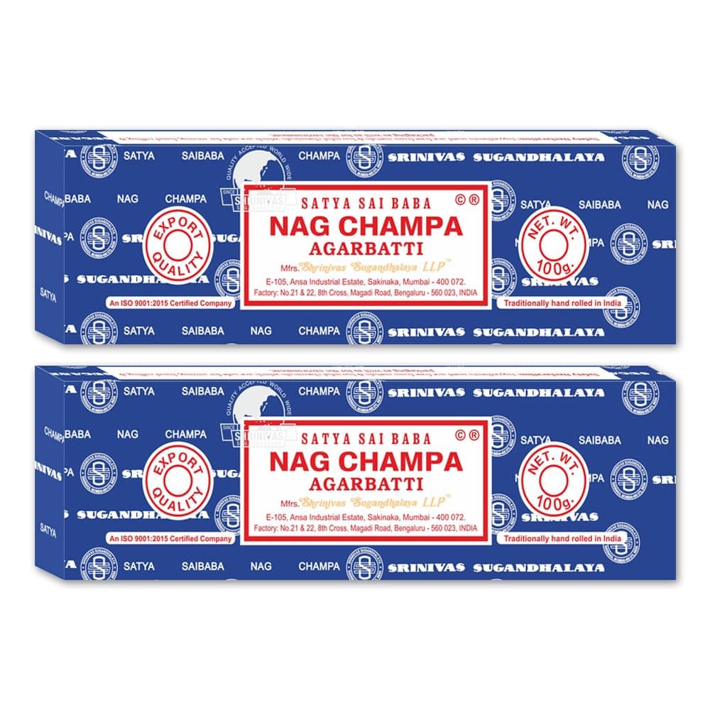 Sai Baba Nag Champa Incense Sticks, 100-Gram (Pack Of 2)