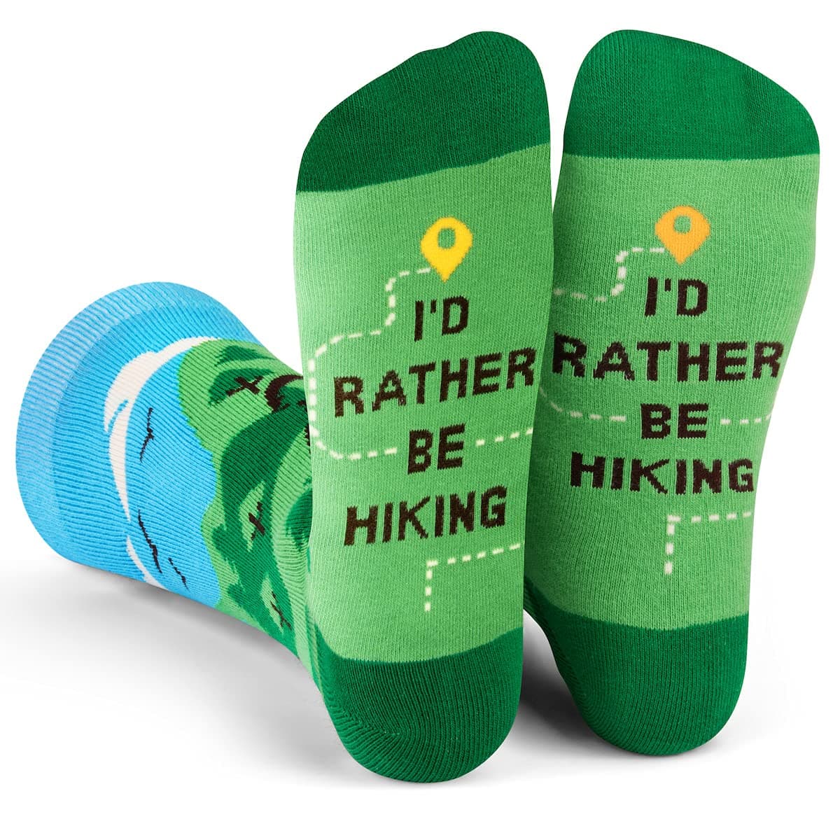 Outdoors Socks - Hiking and camping gifts for men and women - Great for nature lovers - Holiday or birthday gift