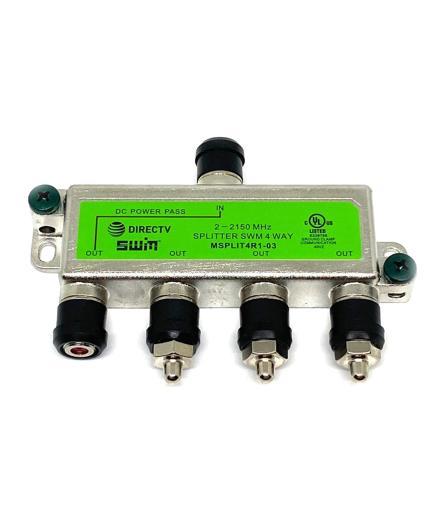 MSPLIT4R1-03 Approved WNC 4-Way Wide Band SWM Splitter
