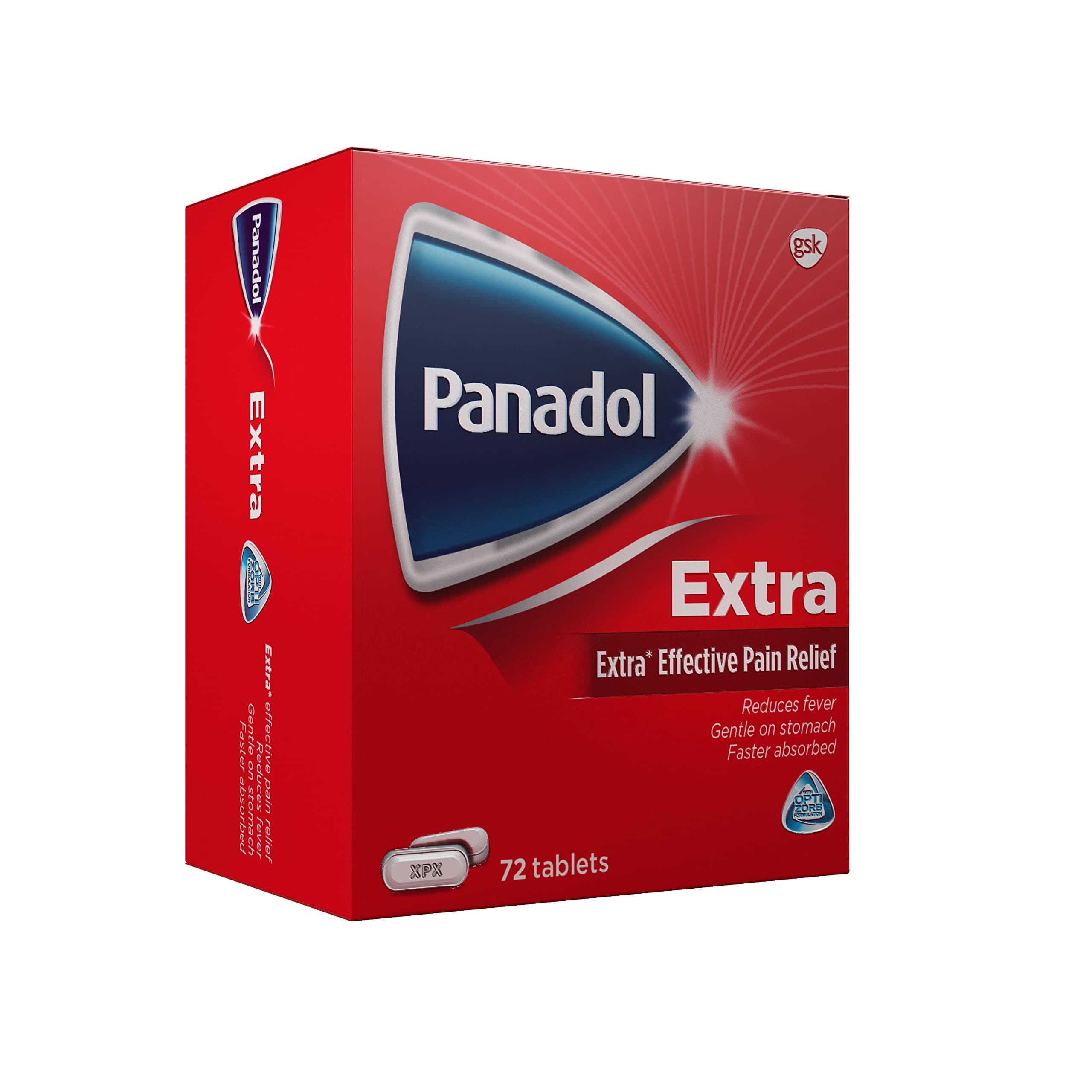 Panadol Extra with Optizorb 72 Tablets
