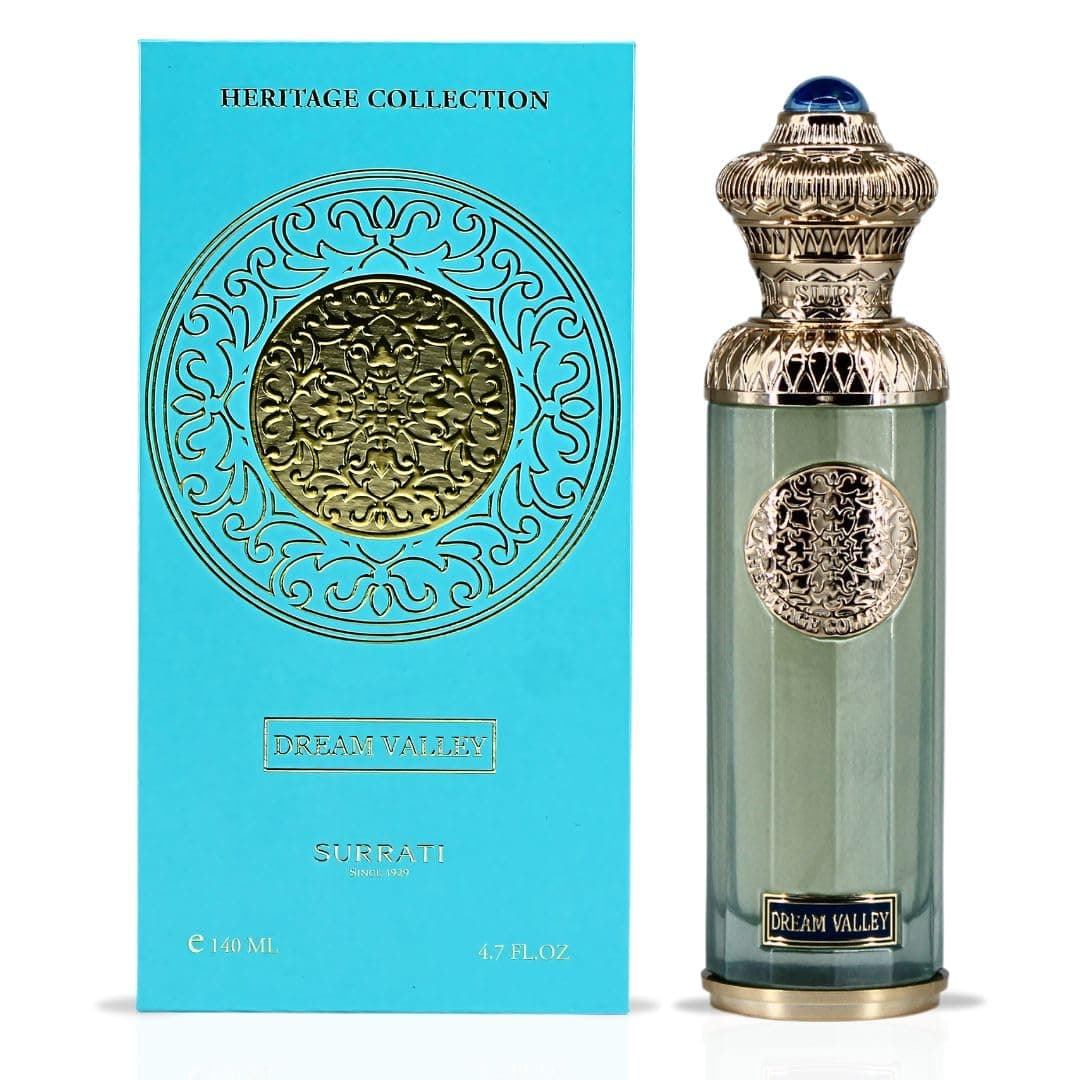 HERITAGE COLLECTION - DREAM VALLEY Eau De Parfum For Women Spray 140ML(4.7 Oz) Long-lasting Arabian Perfumes For Women - Refreshing Crisp Citrus & Soft Floral Fragrance For A Touch Of Elegance