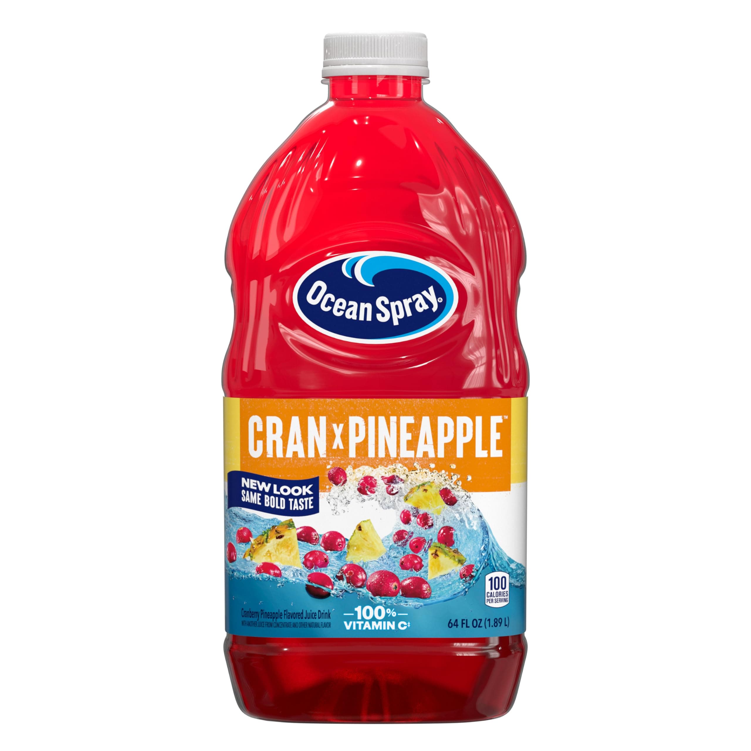 Ocean Spray® Cran-Pineapple™ Cranberry Pineapple Juice Drink, 64 Fl Oz Bottle (Pack of 8)