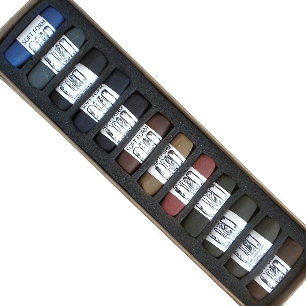 Diane TownsendSoft Handmade Pastels Set of 12 Intense Dark Colors