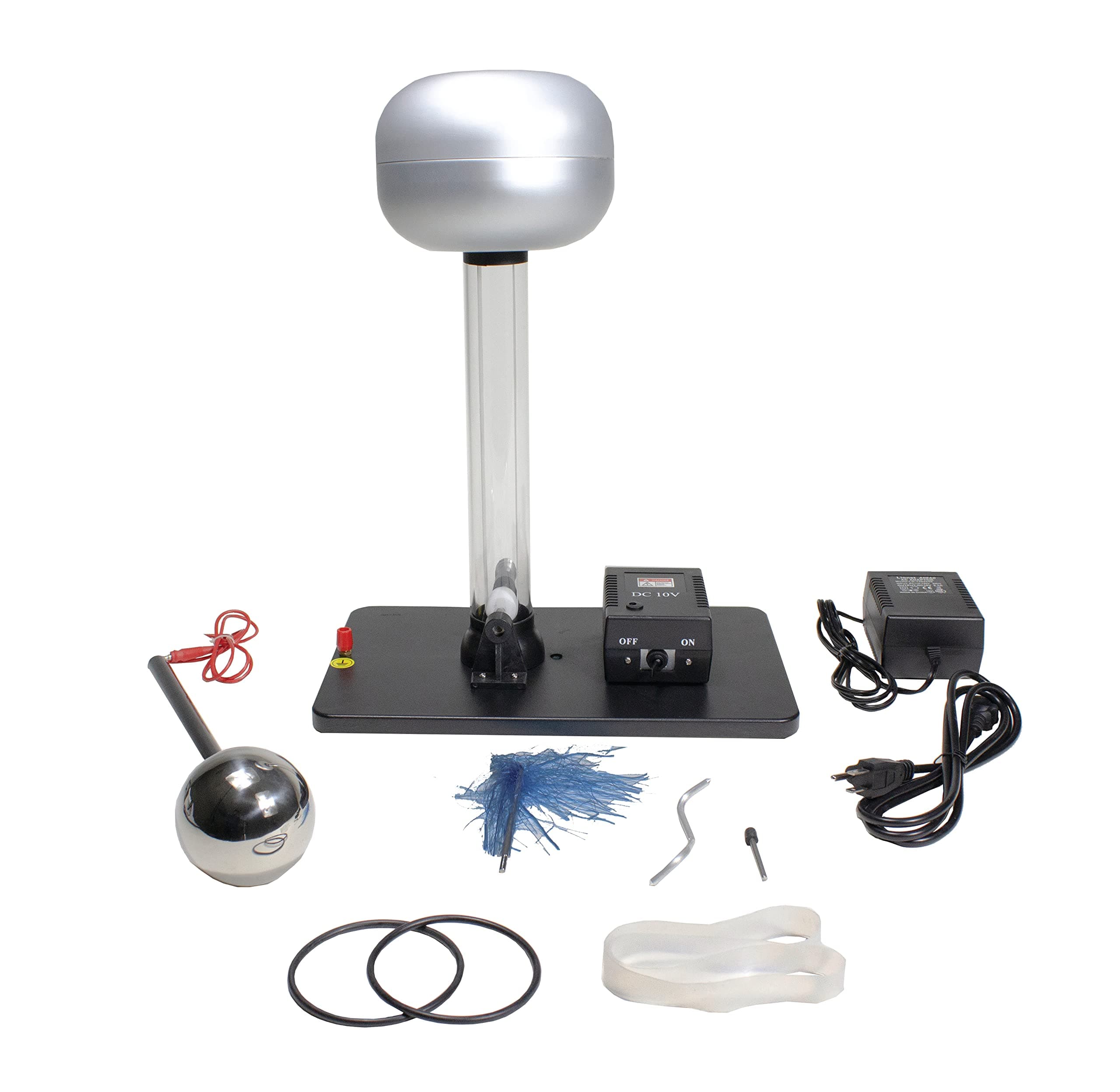 United Scientific™ Electric Van De Graaff Generator | 100,000 Volt Potential | 1 Each