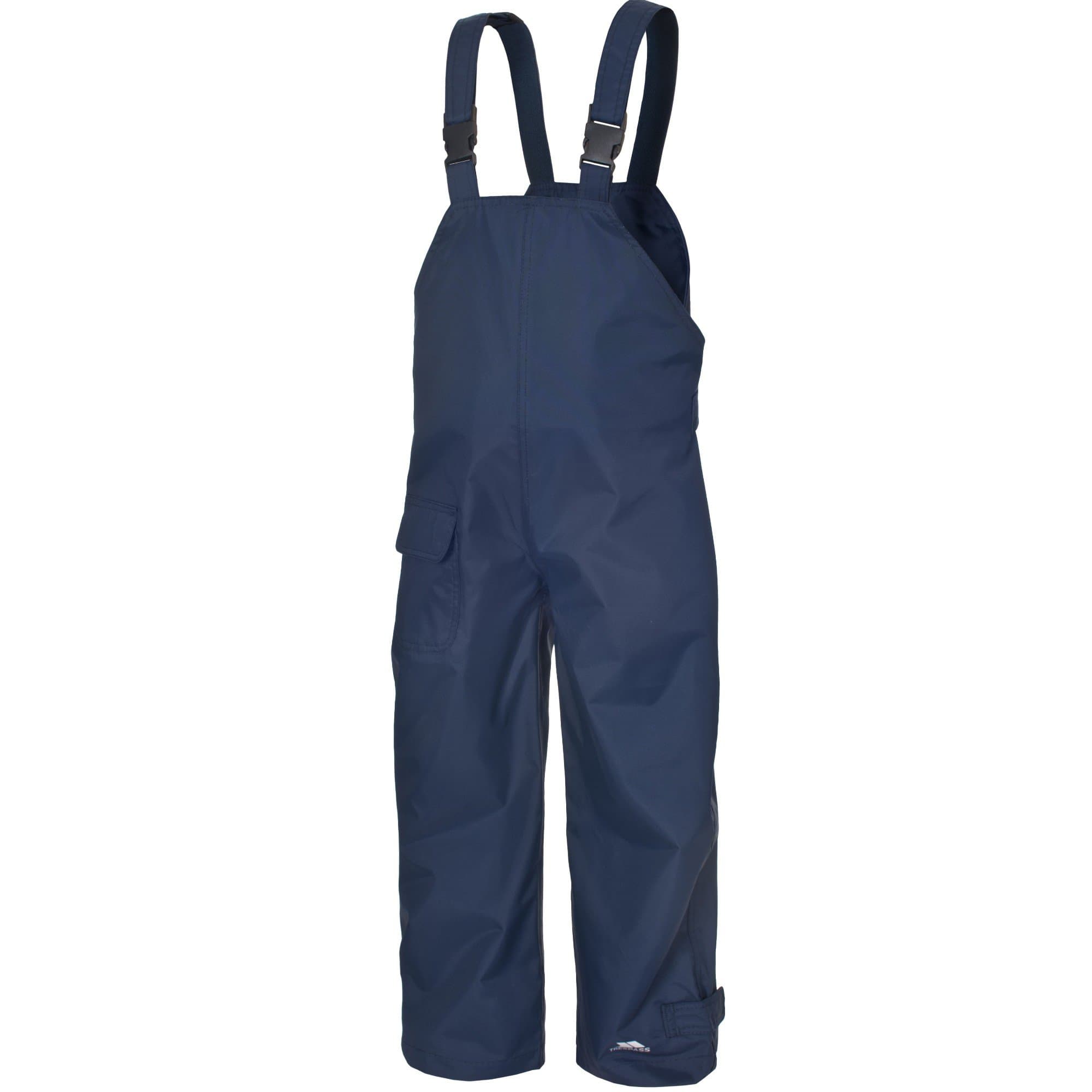 Kids Waterproof Dungarees RAIN Over Trousers