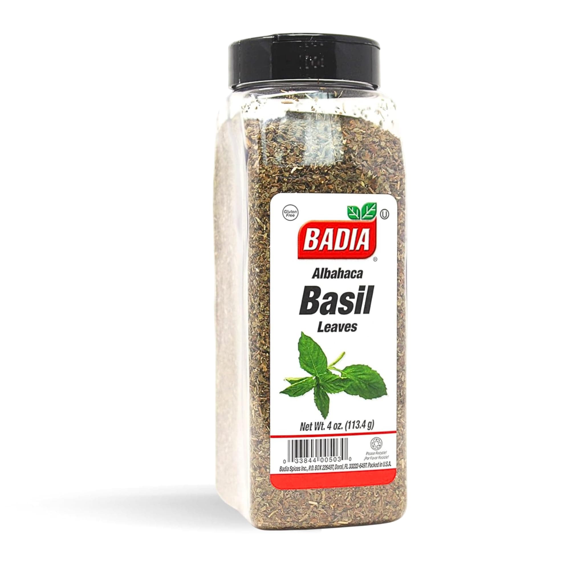 Badia Basil Leaves, 4 oz – Premium Dried Basil for Cooking, Seasoning, and Garnishing