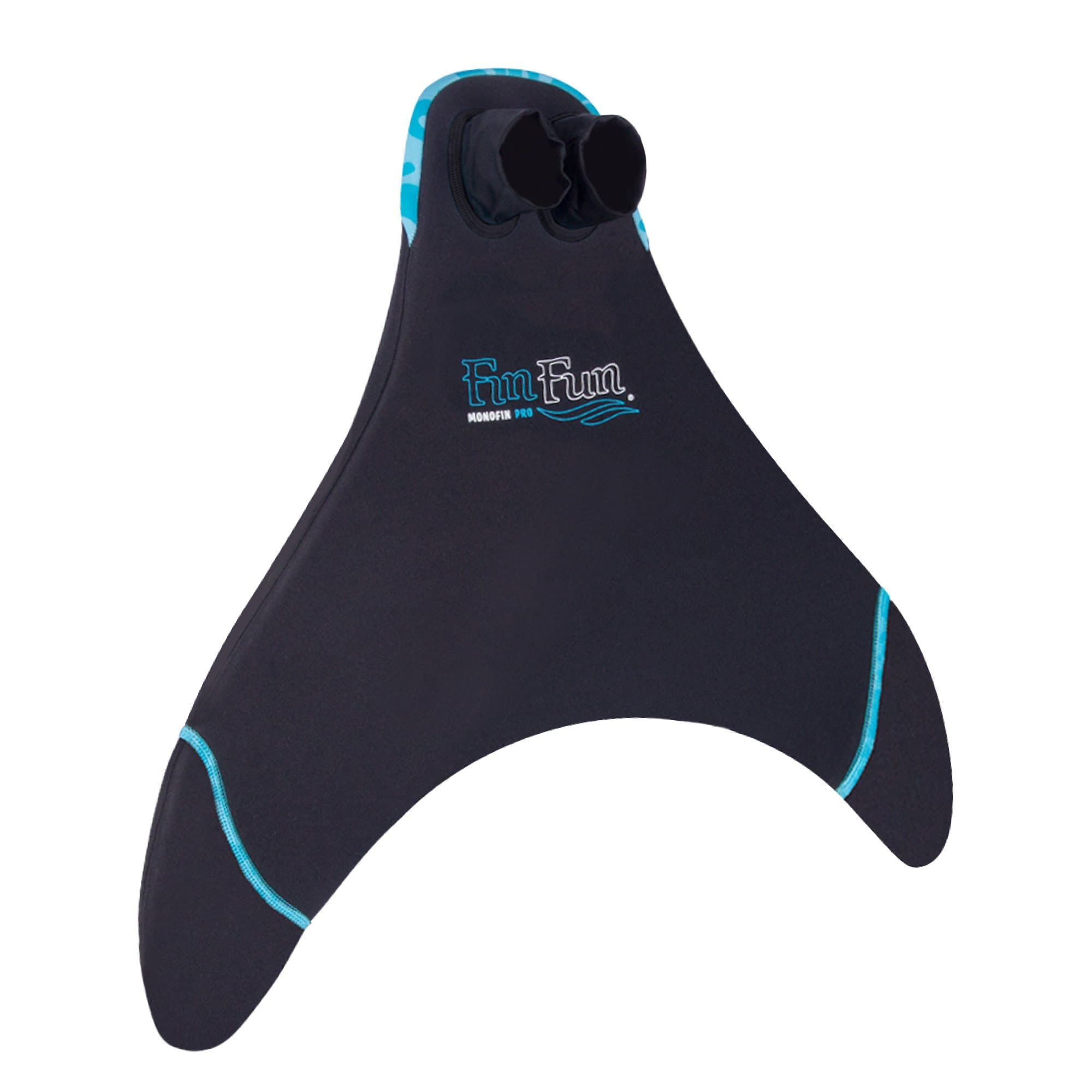 Fin Fun Monofin Adult Unisex Black Pro