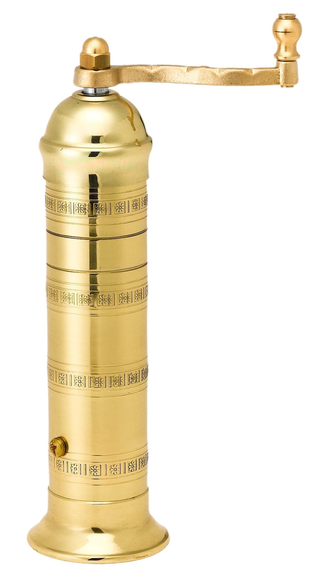 Atlas Pepper Mill, Brass, 8"