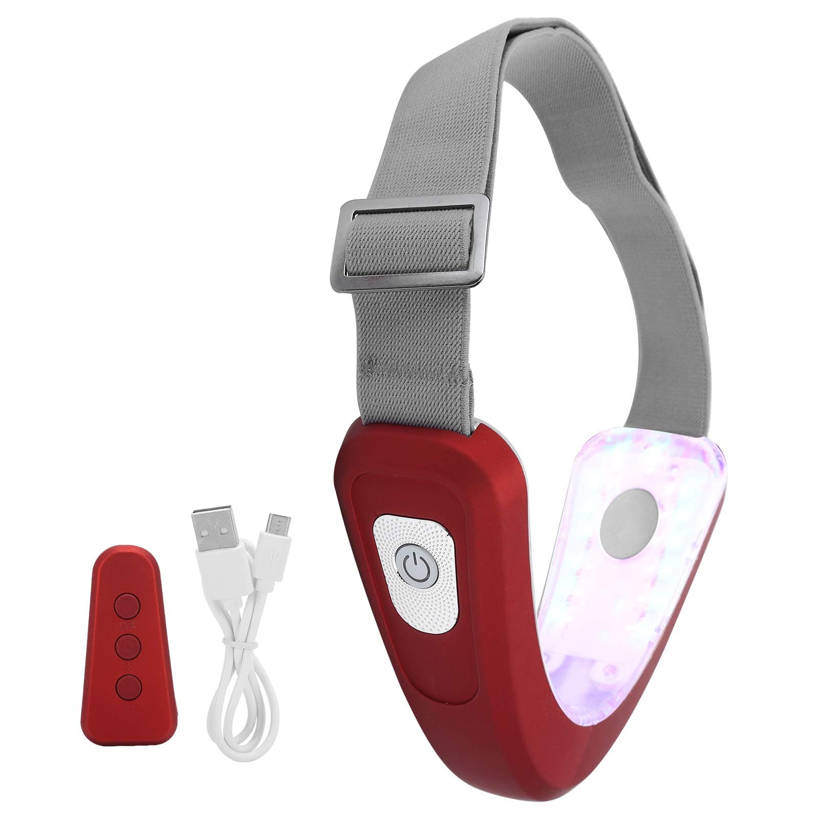 Chin Strap, Professional Double Chin Reducer, Electric Face‑Lifting Device, Home Facial Slimming Strap, Anti-Aging and Anti-Wrinkle Band, Reusable V Line Lifting Chin Strap for Women & Men