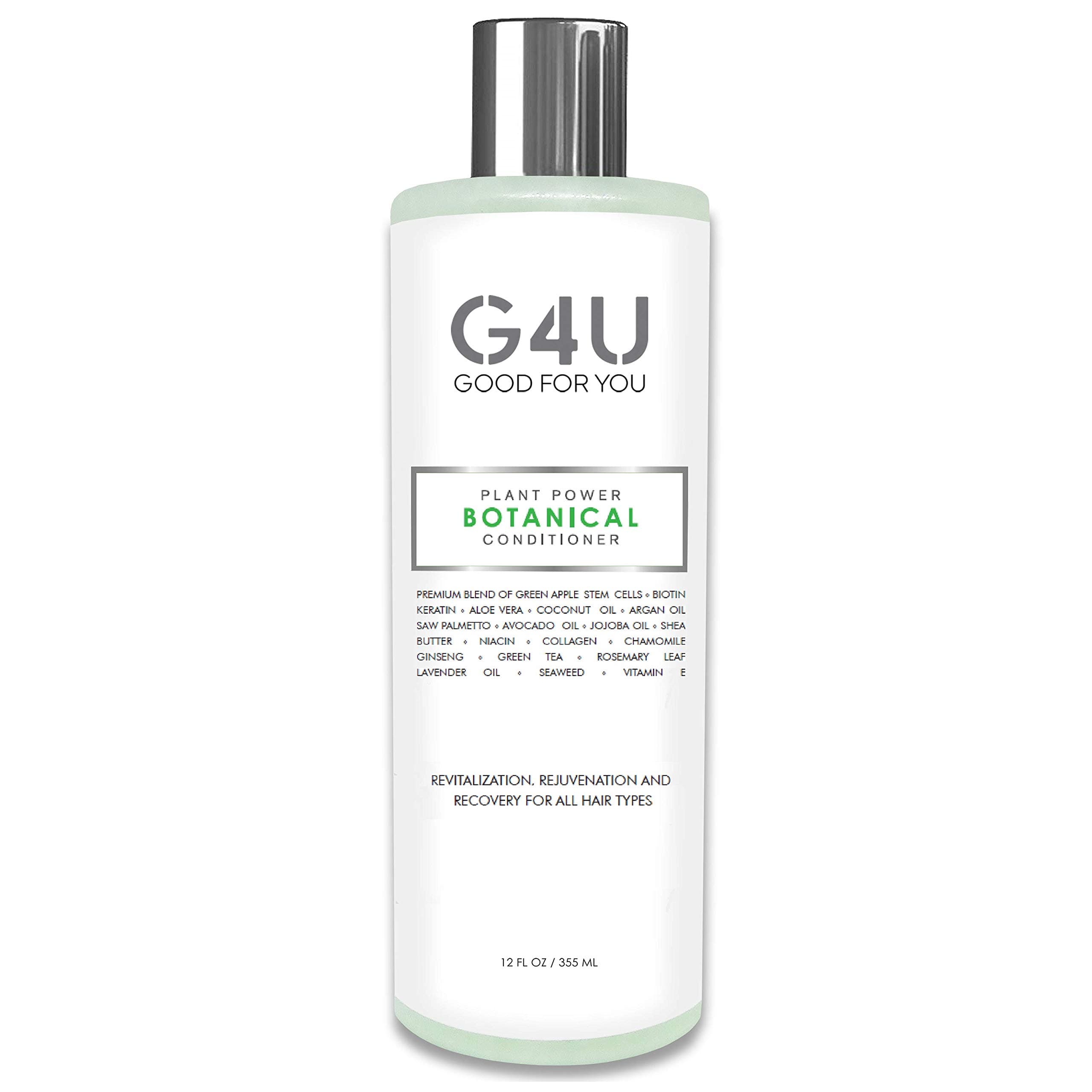 Natural and Sulfate Free Hair Conditioner For Men and Women. For All Hair Types, Damaged, Dry, Color Treated. Plant Based Ingredients. Mild and Gentle. Ideal For Home, Spas, Salons. 12 Fl Oz.