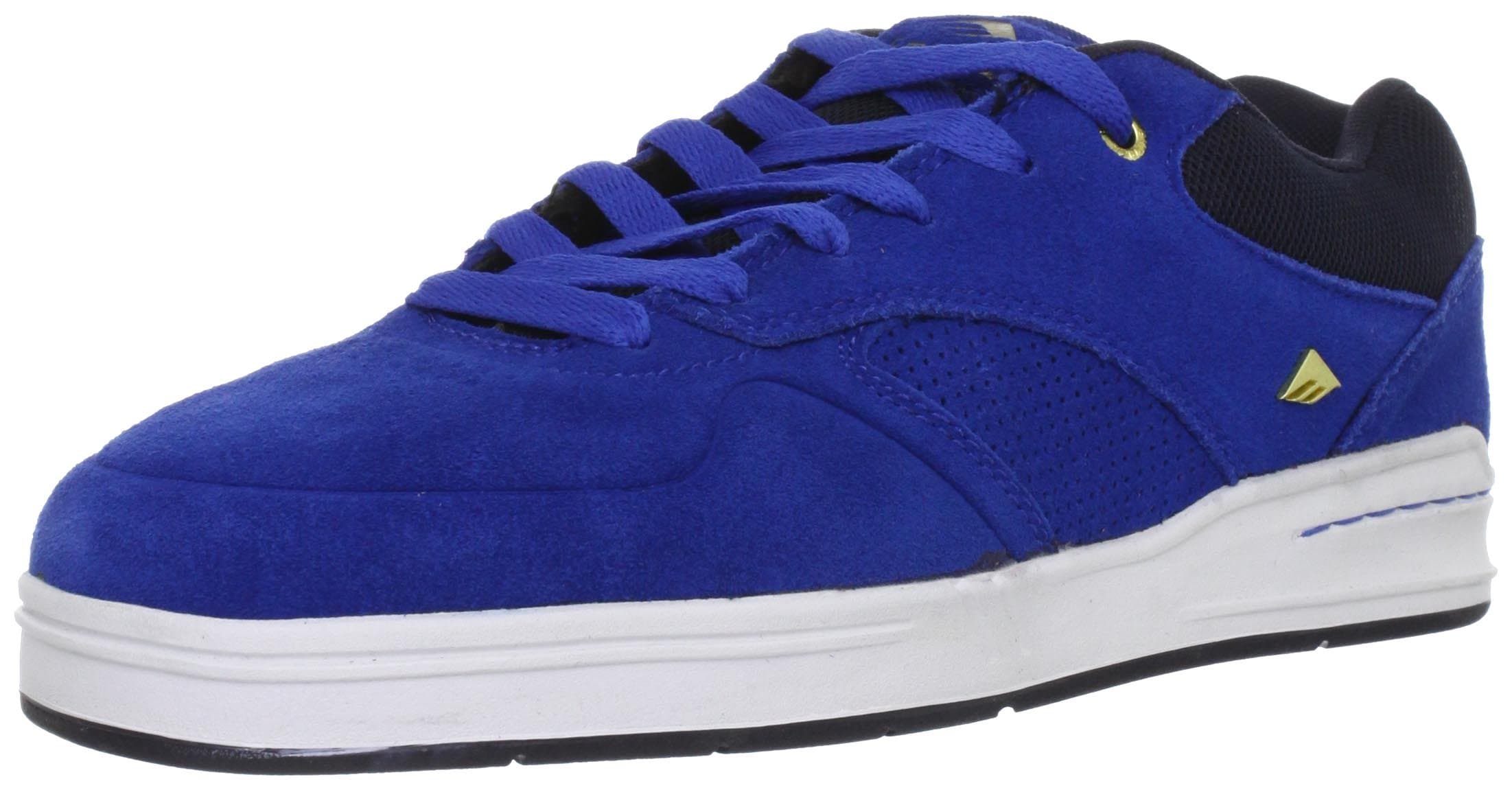 Emerica Men's The Heritic Skate Shoe,Navy/Blue/Gold,11 D US