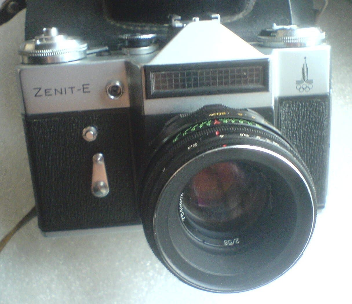 Zenit-E Olympic with Helios 44 2 lens Export version USSR Soviet Union Russian SLR camera M42 S/N 78434680