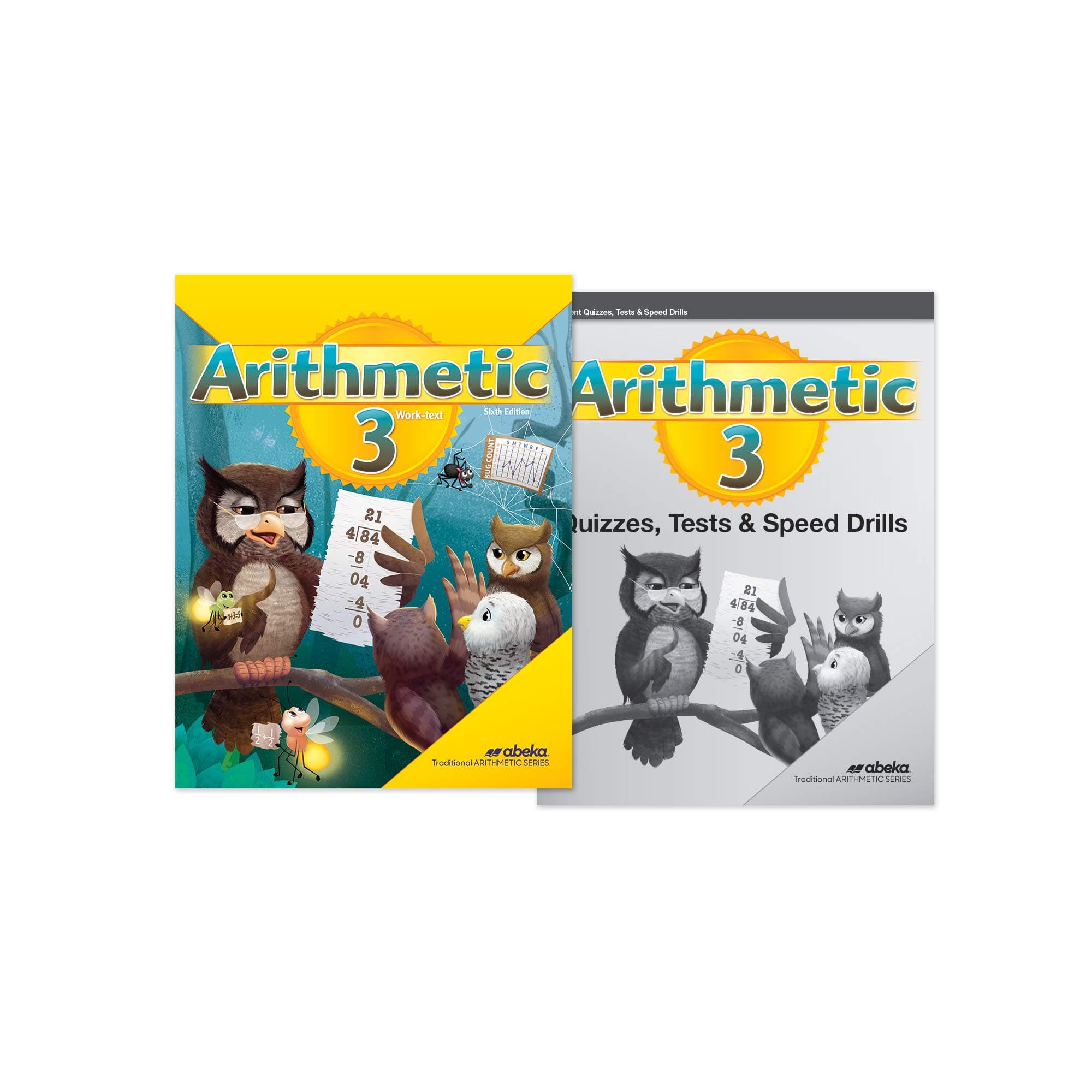 Grade 3 Arithmetic Child Kit - Abeka 3rd Grade Student Workbook, Tests, and Speed Drills Combo Pack