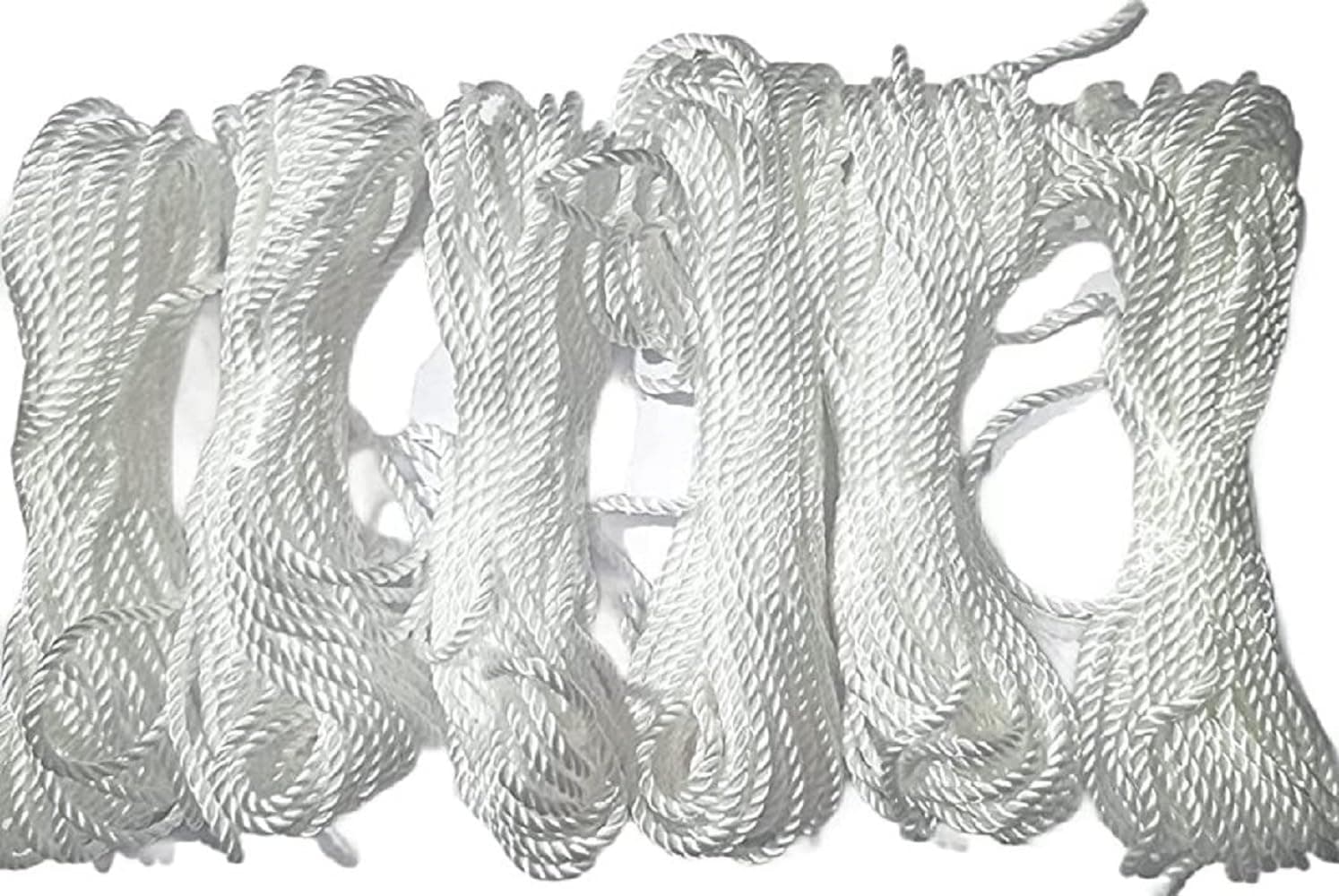 PM Luxury Roof Mount Pulley (for Individual Pipes) Cloth Drying Hanger Only Rope (6) Nylon Rope for Cloth Drying Pulley