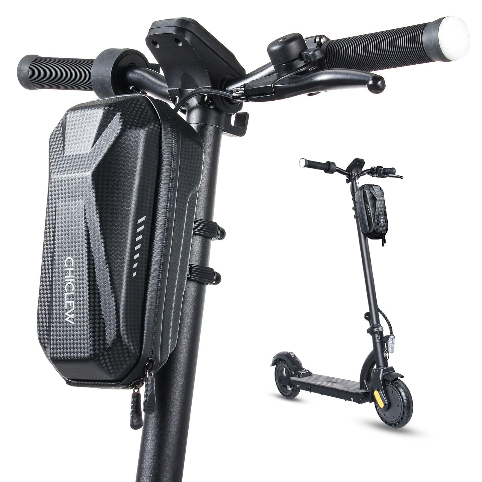 Electric Scooter Storage Bag for Adults, Large Tube Bag Scooter Handlebar Bag Waterproof, Motor Scooter Front Hanging Bag for Xiaomi MI Mijia M365 Sedway Ninebot E ES1/ES2/ES3/ES4