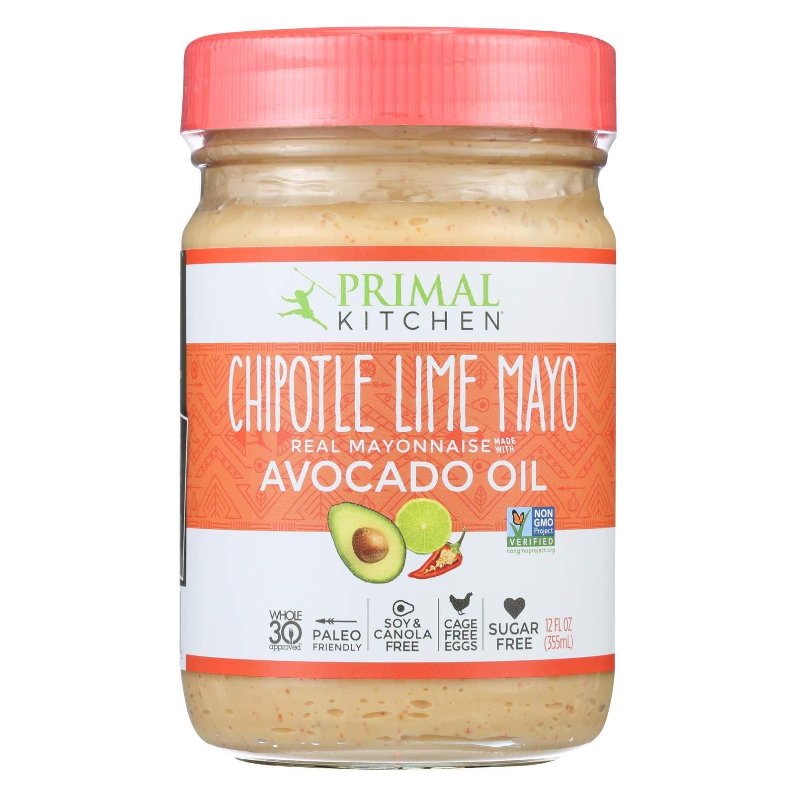 Primal Kitchen Mayo Chipotle Lime, 12 Ounce