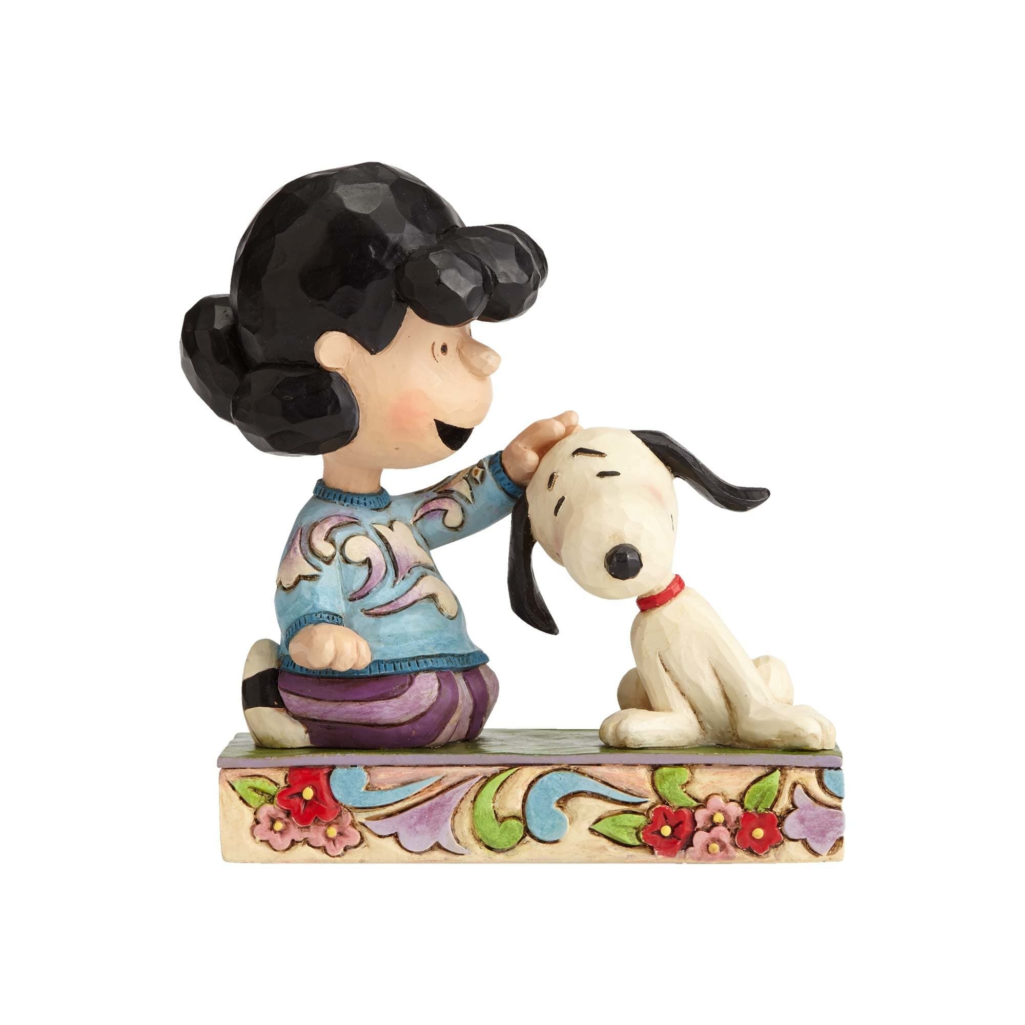 Peanuts by Jim Shore Lucy Petting Snoopy Figurine