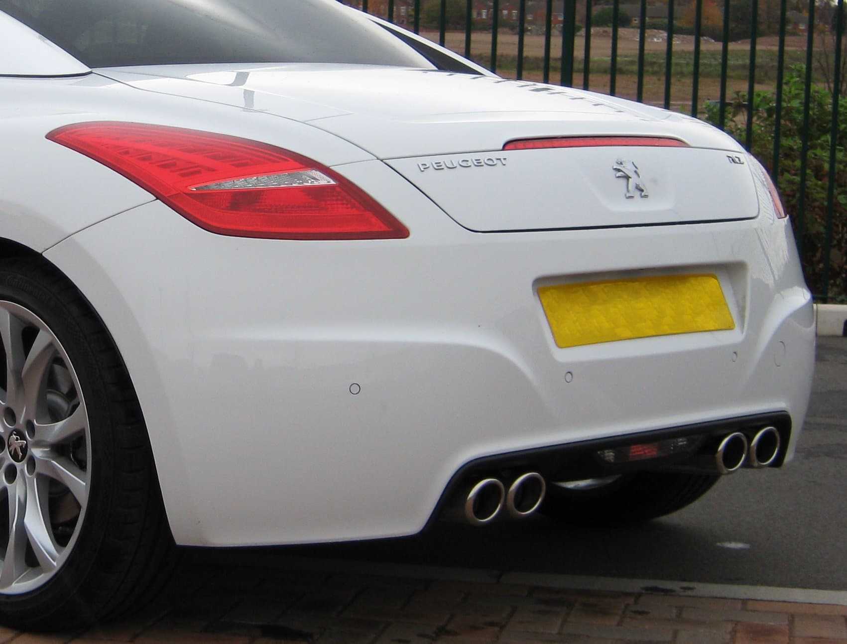 Zunsport Compatible With Peugeot RCZ Quad Exhaust Conversion - 2.0 HDI 163hp - Silver finish (2009 to 2011)
