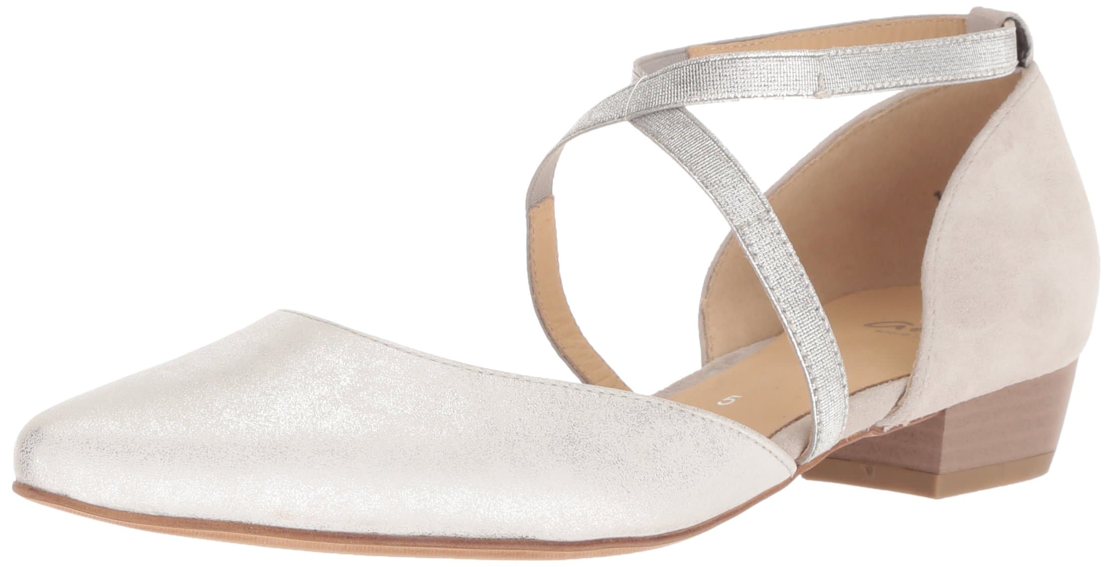 ara Women's Poppy Pump, Silver Dusty Calf, 5 M US