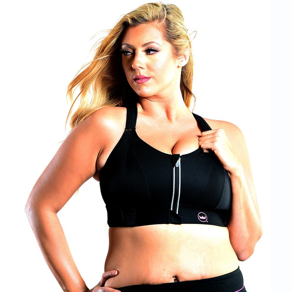 SHEFIT Ultimate Sports Bra - Black - 3Luxe