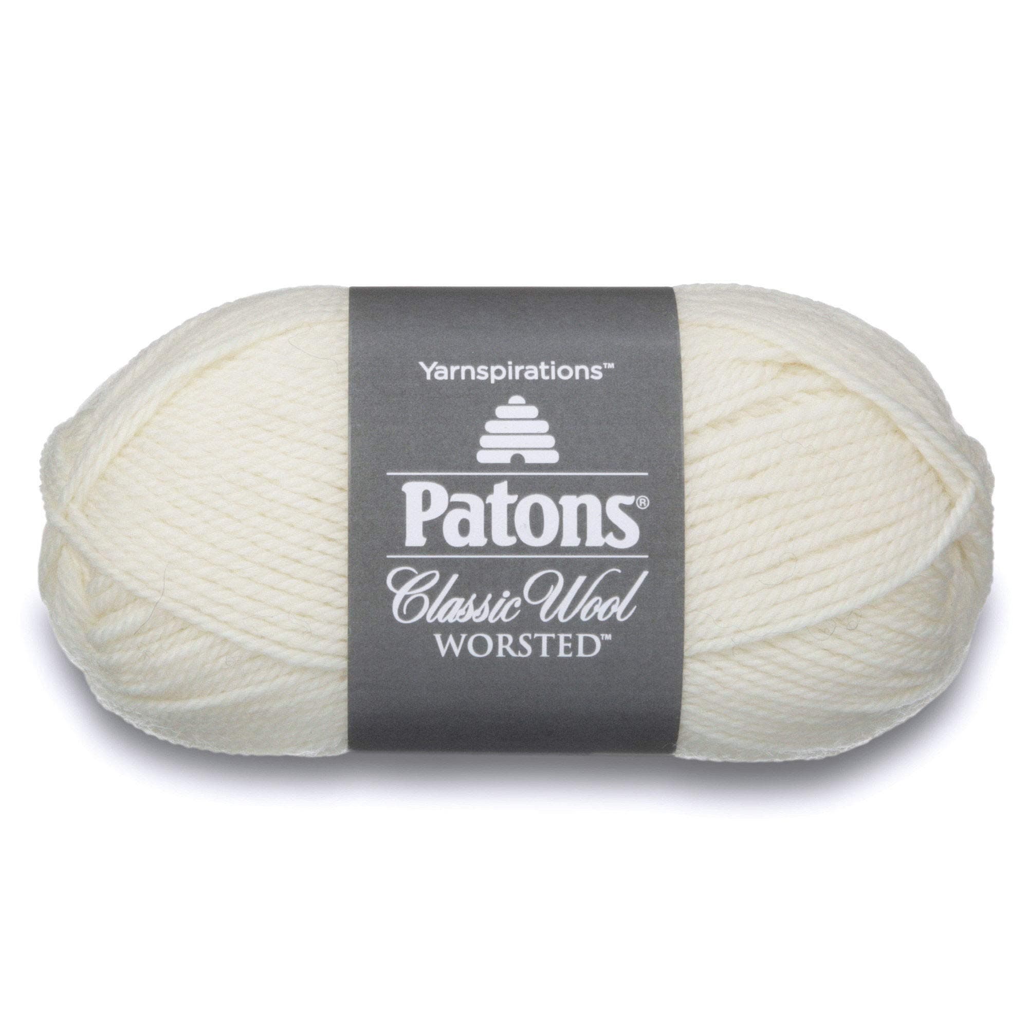 Patons Classic Wool, Winter White Yarn,