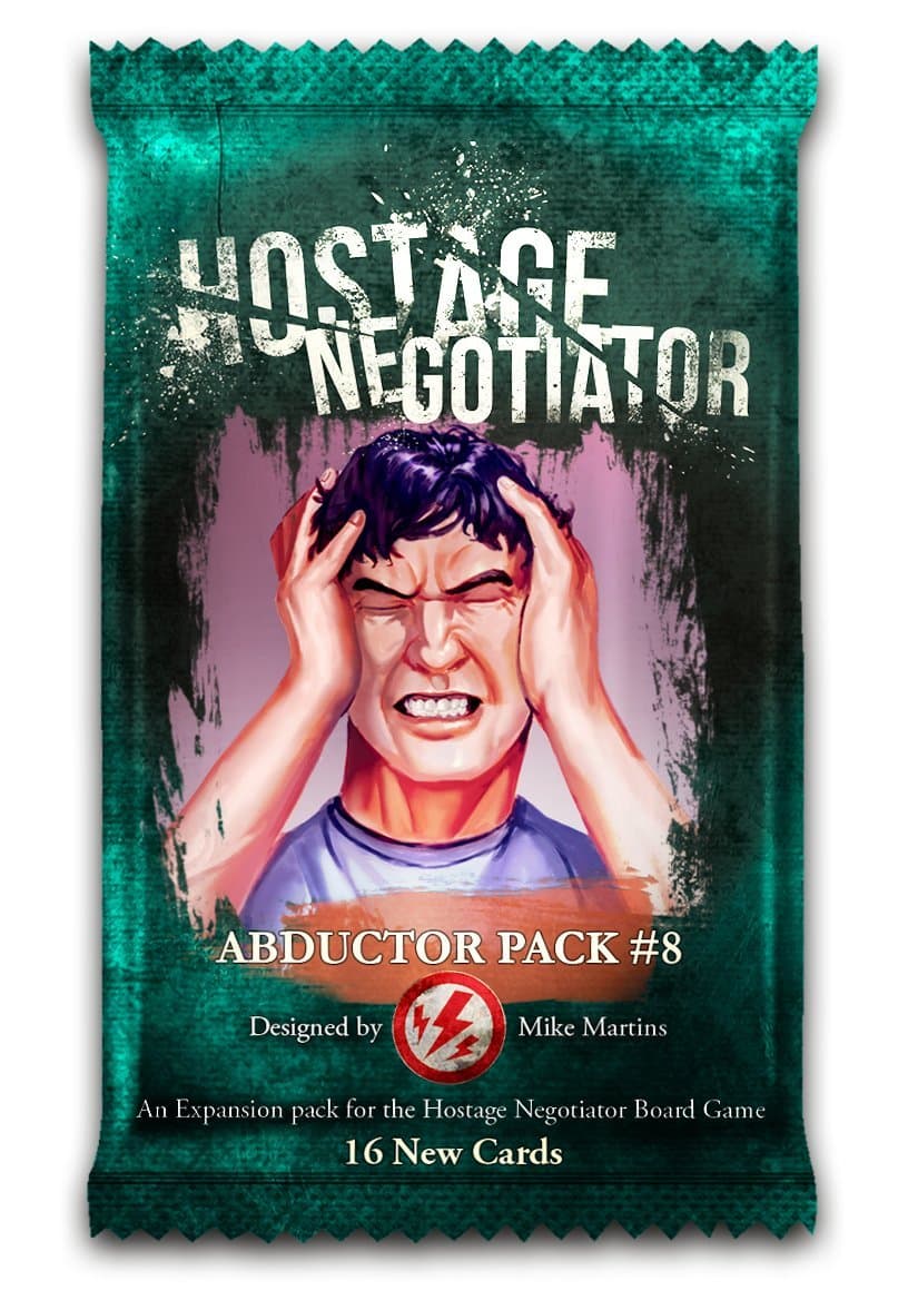 Van Ryder Games Hostage Negotiator Abductor Pack 8 – A Game Expansion 20 Minutes of Gameplay for 1 Player – for Teens and Adults Ages 15+ - English Version