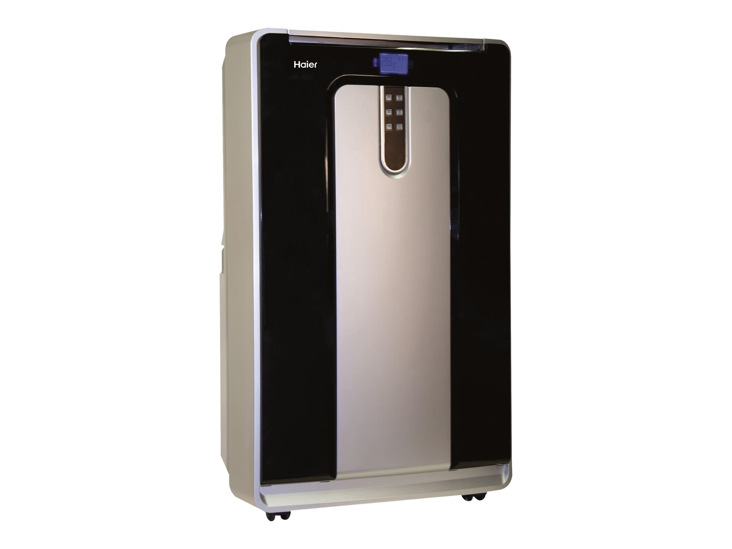 Haier HPND14XHT 14, 000 BTU 115V Dual-Hose Portable Air Conditioner with 10, 000 BTU Heat Mode