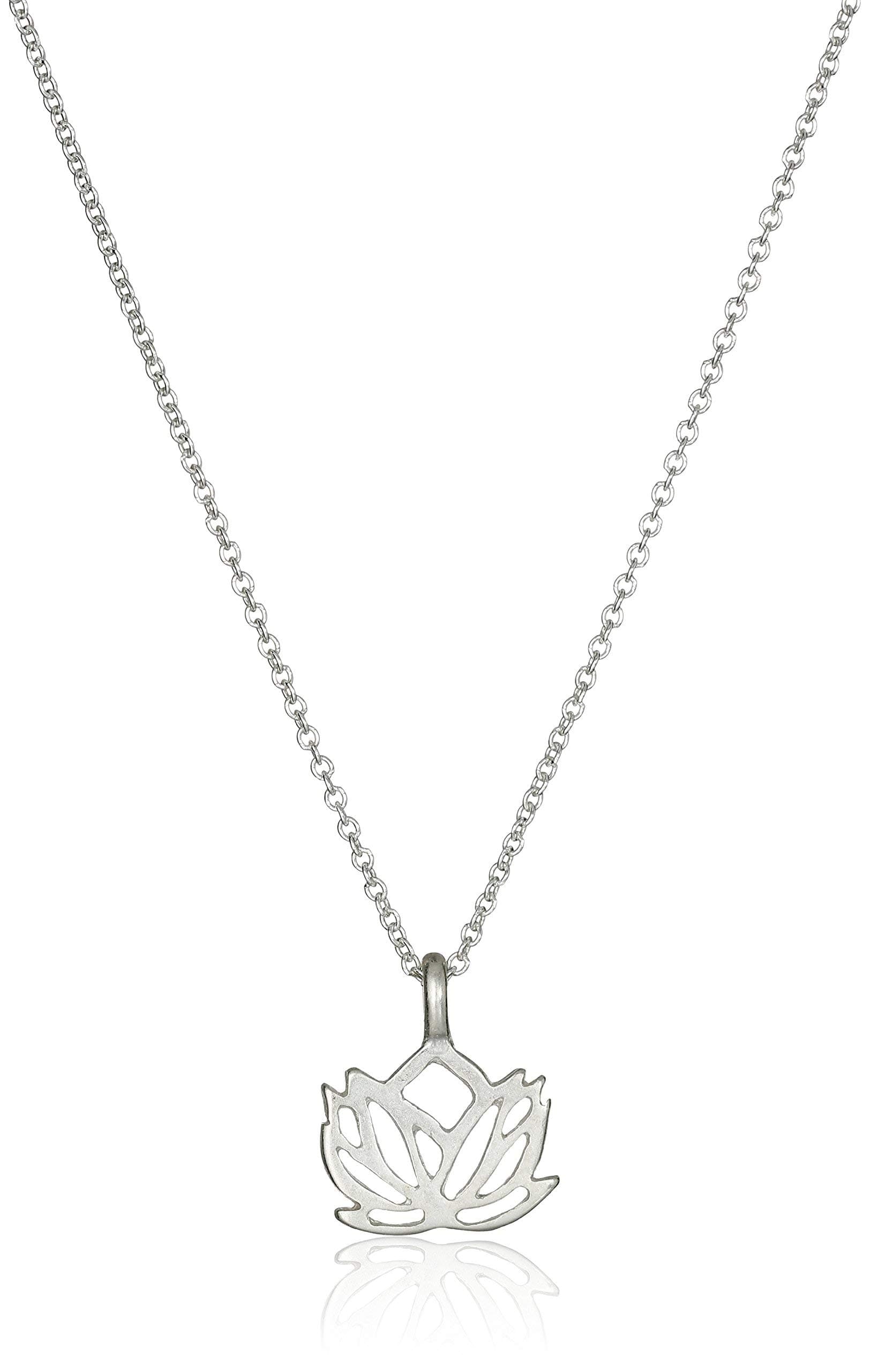 Dogeared'Dogeared ''Reminders'' New Beginnings Rising Lotus Pendant Necklace'