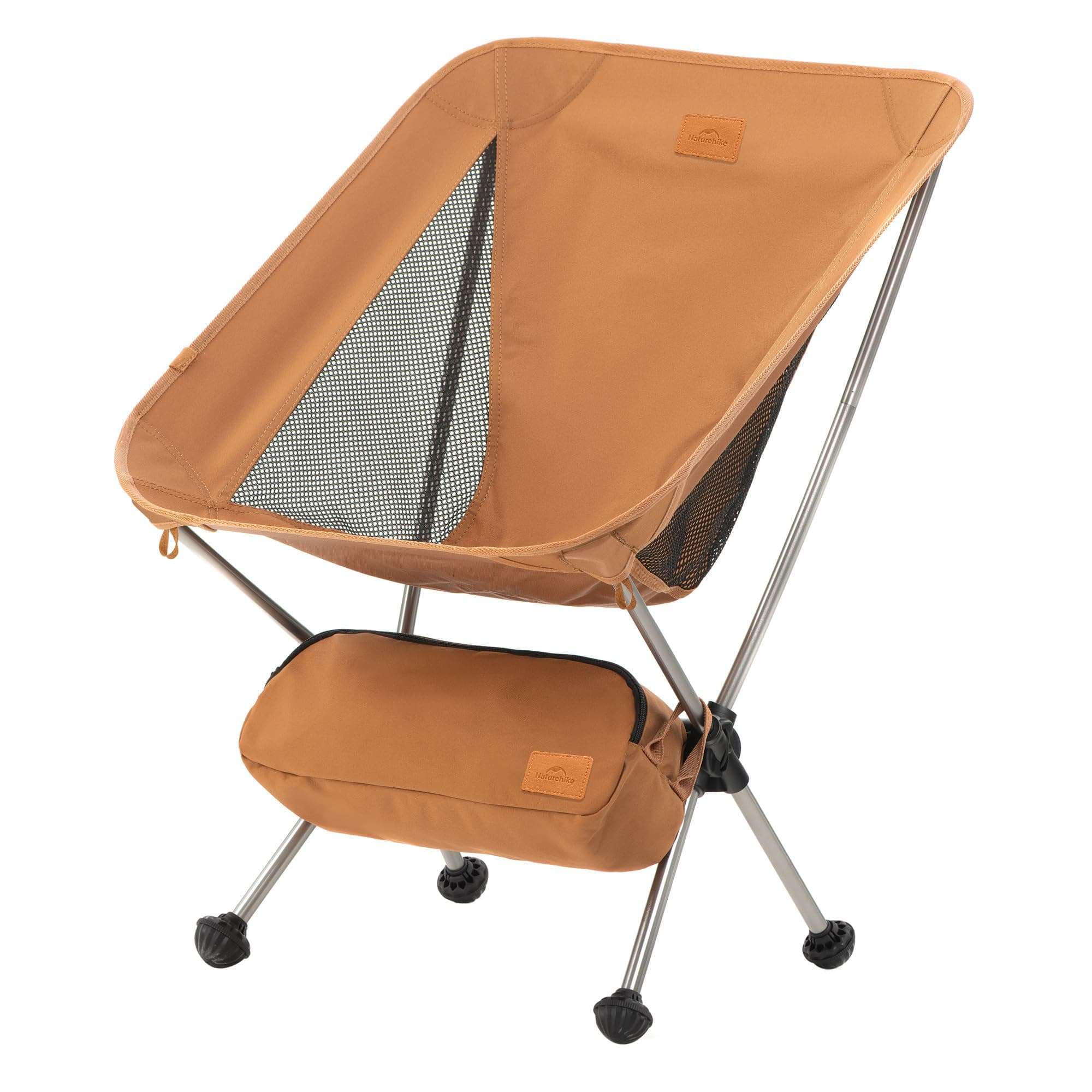 YL08 Ultralight Camping Chair, 2.38 LBS Portable Backpacking Chair with Anti-Sinking Feet, Lightweight Compact Folding Hiking Camp Chair