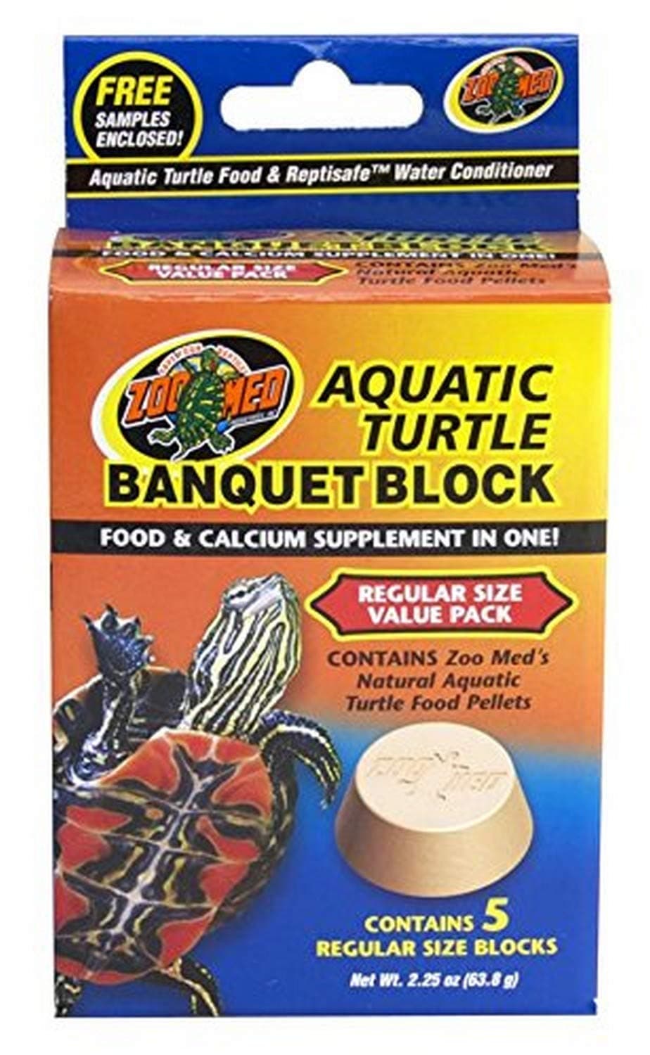 Block Value Pack for Aquatic Turtle, 2.25 oz, 5 Coun