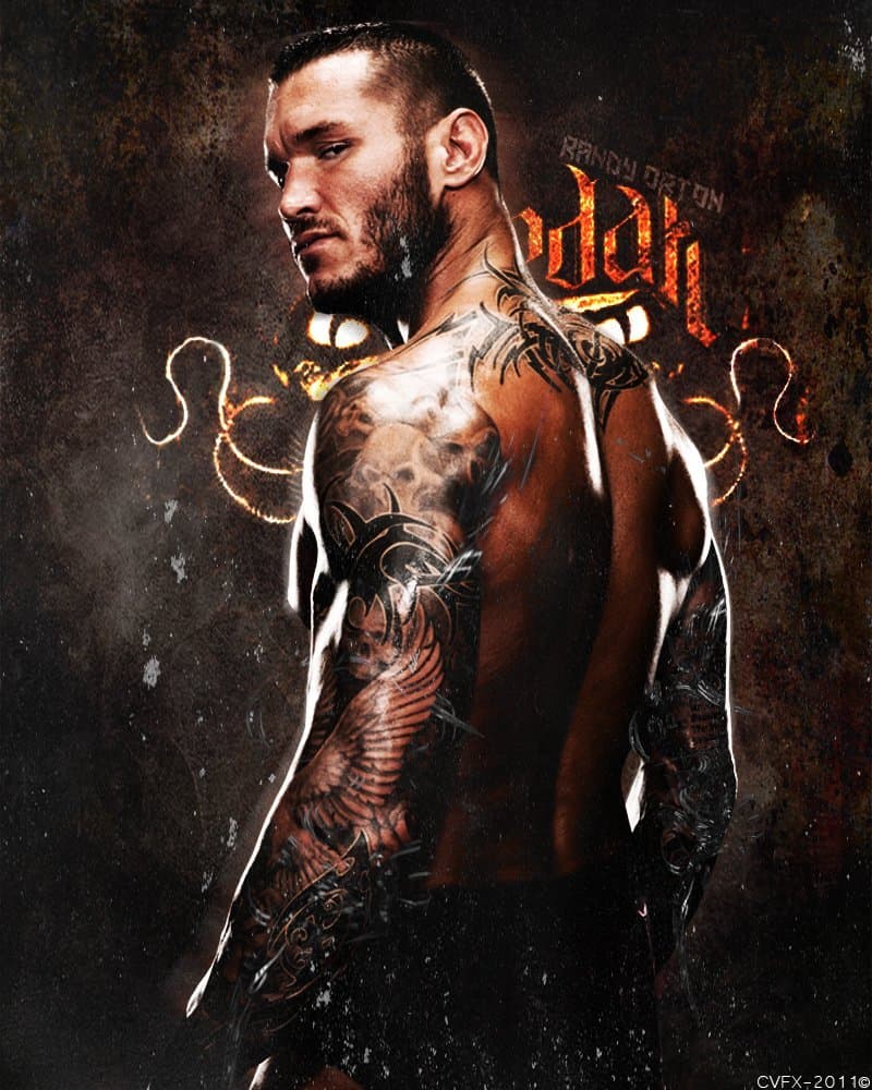 Awesome Collections Randy Orton Poster Fine Art Print(18 inch X 12 inch, Rolled)