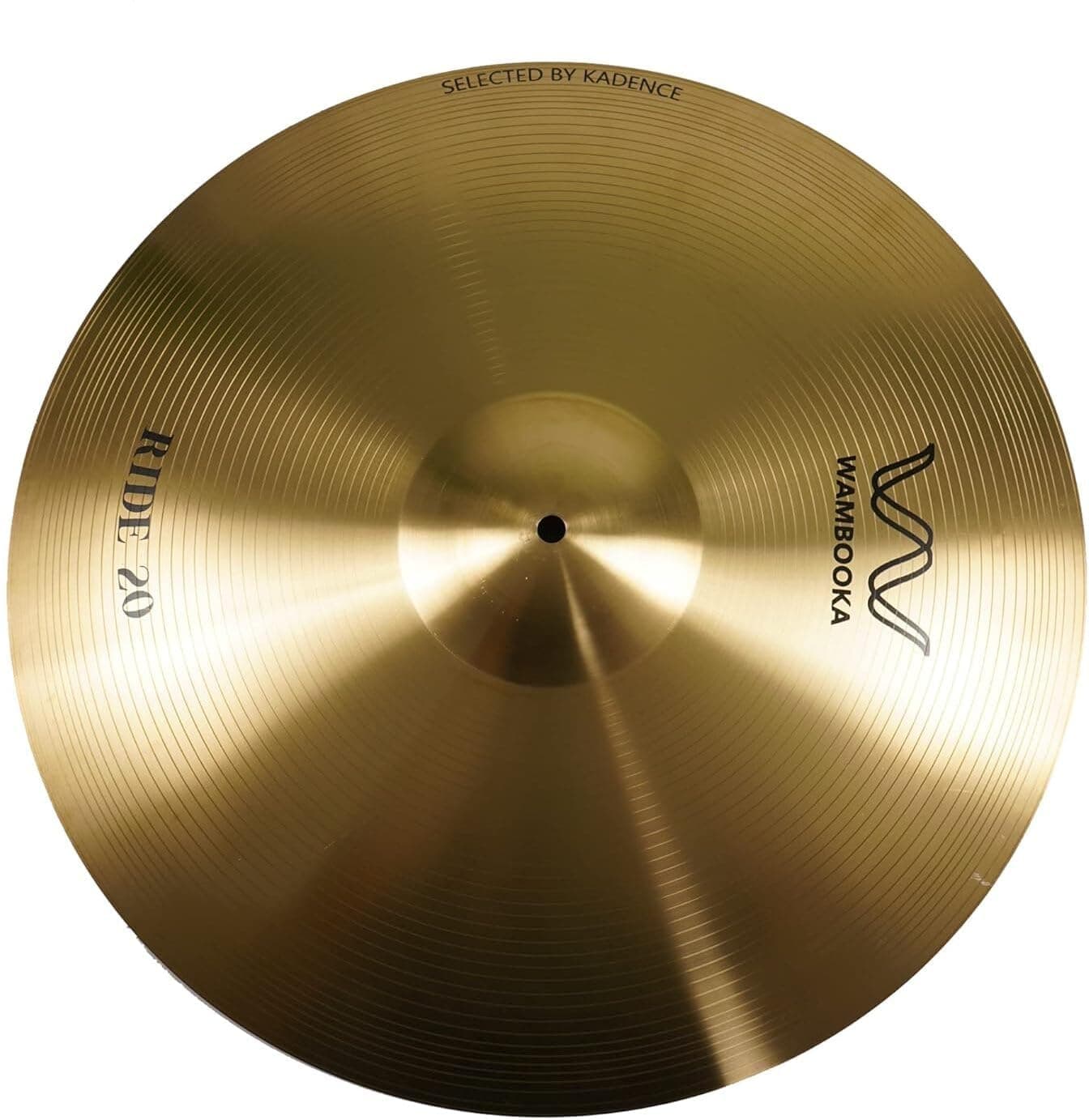 Wambooka Cymbals S Flat Ride 20 Inch (50.8 cm) Traditional Alloy Finish - For Students