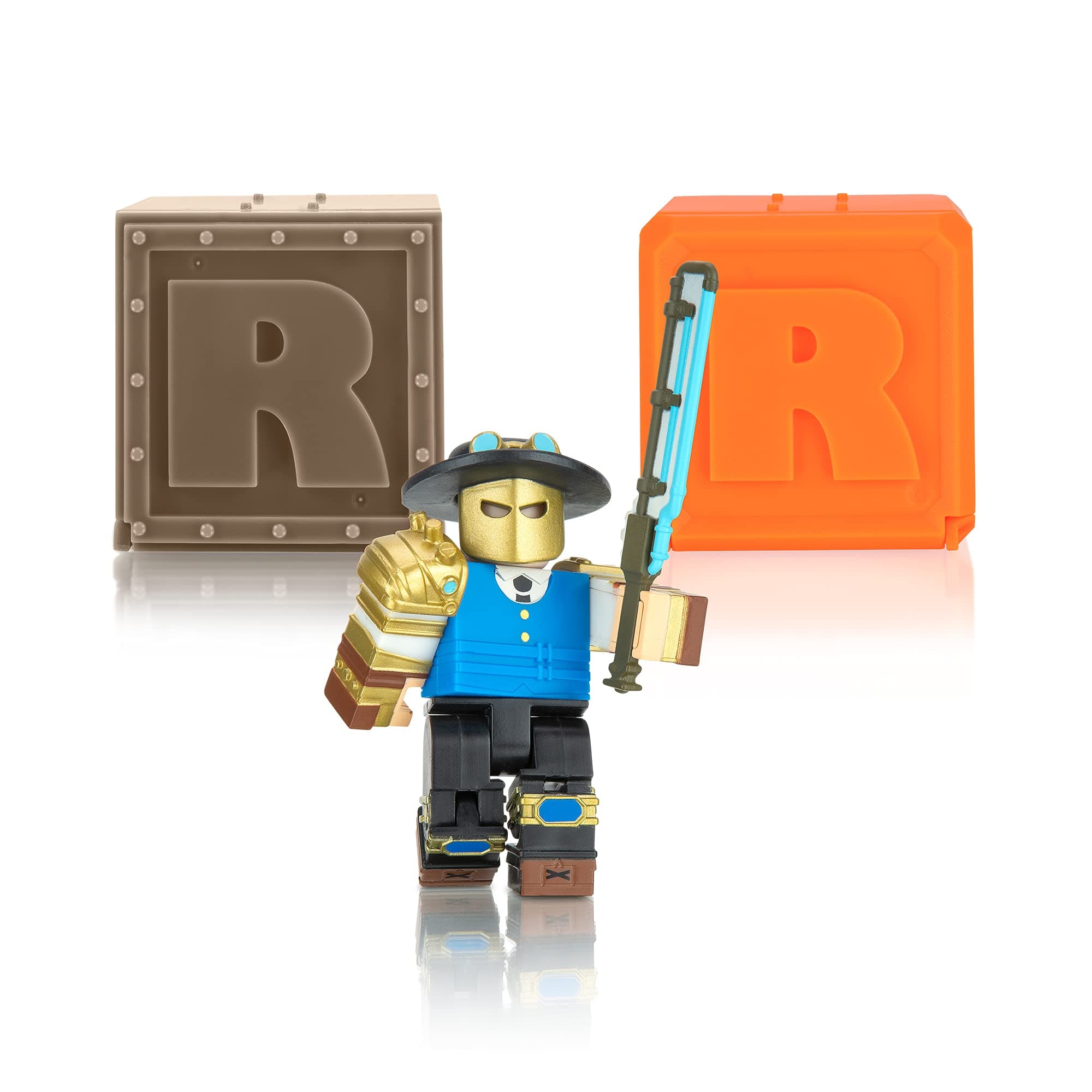 RobloxAction Collection - Dungeon Quest: Industrial Guardian Figure Pack + Two Mystery Figure Bundle [Includes 3 Exclusive Virtual Items]