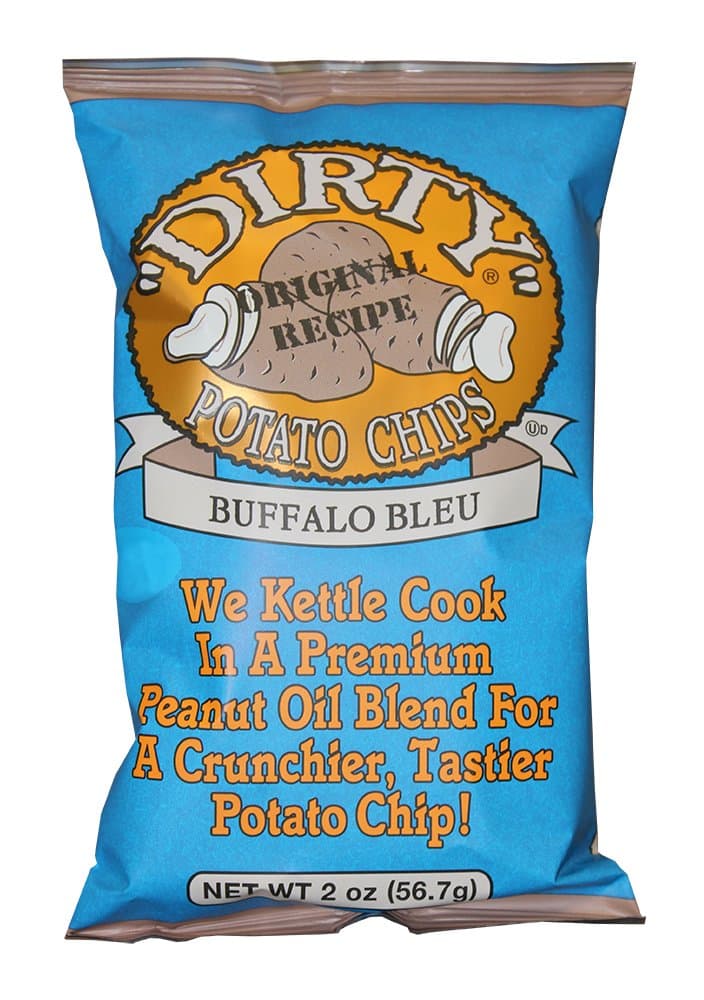 Dirty Kettle Chips Bag, Buffalo Bleu, 2 oz., 25 Piece