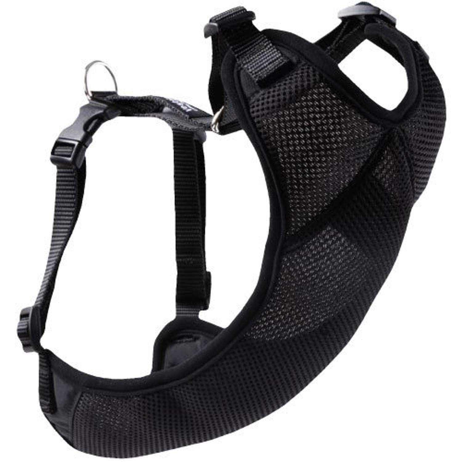 Canine Friendly Vented Vest Harness, Large, Black