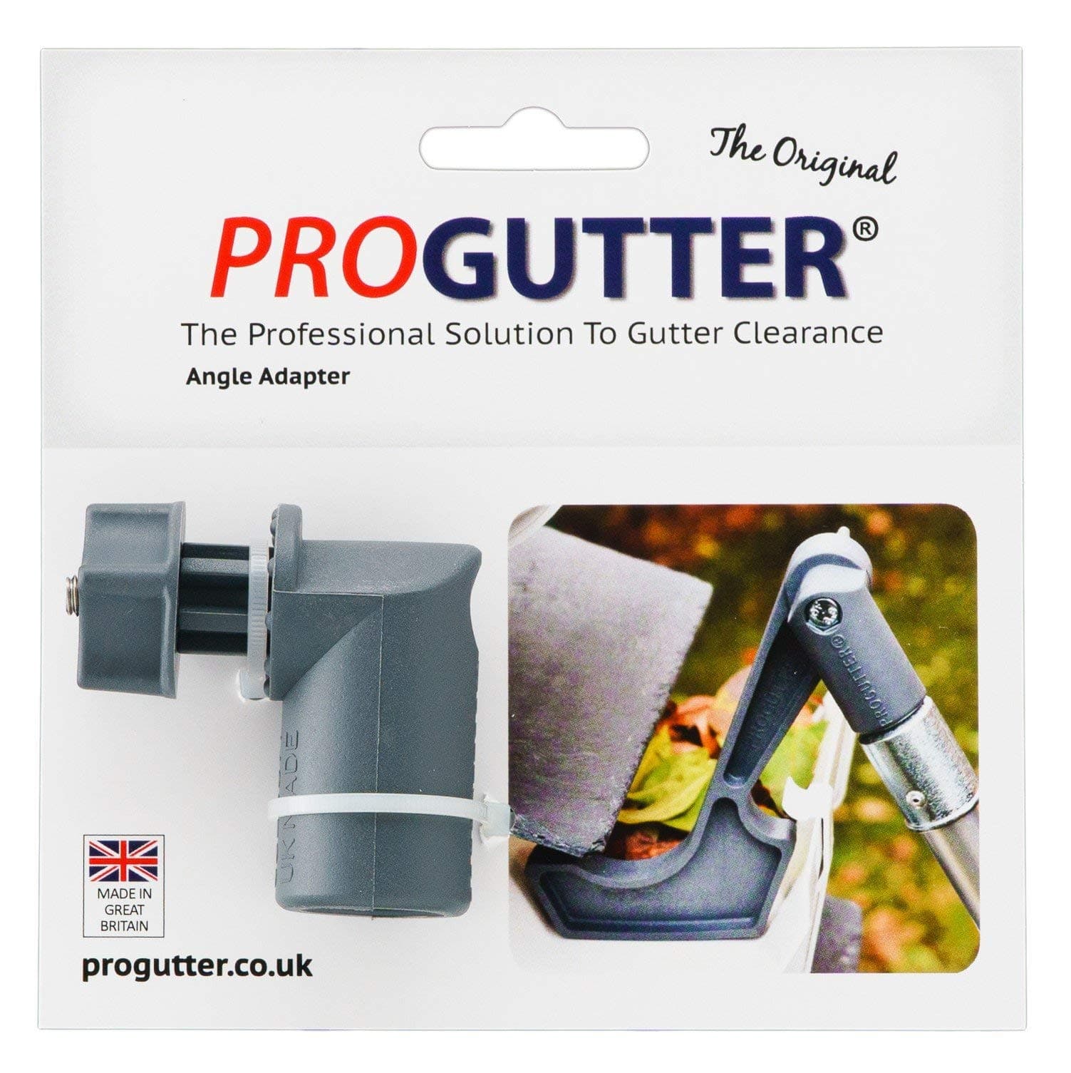 Angle Adapter. Suitable to fit All Original PROGUTTER Tools for Easy Gutter Cleaning from The Ground and to Help Reach Those Difficult Places.