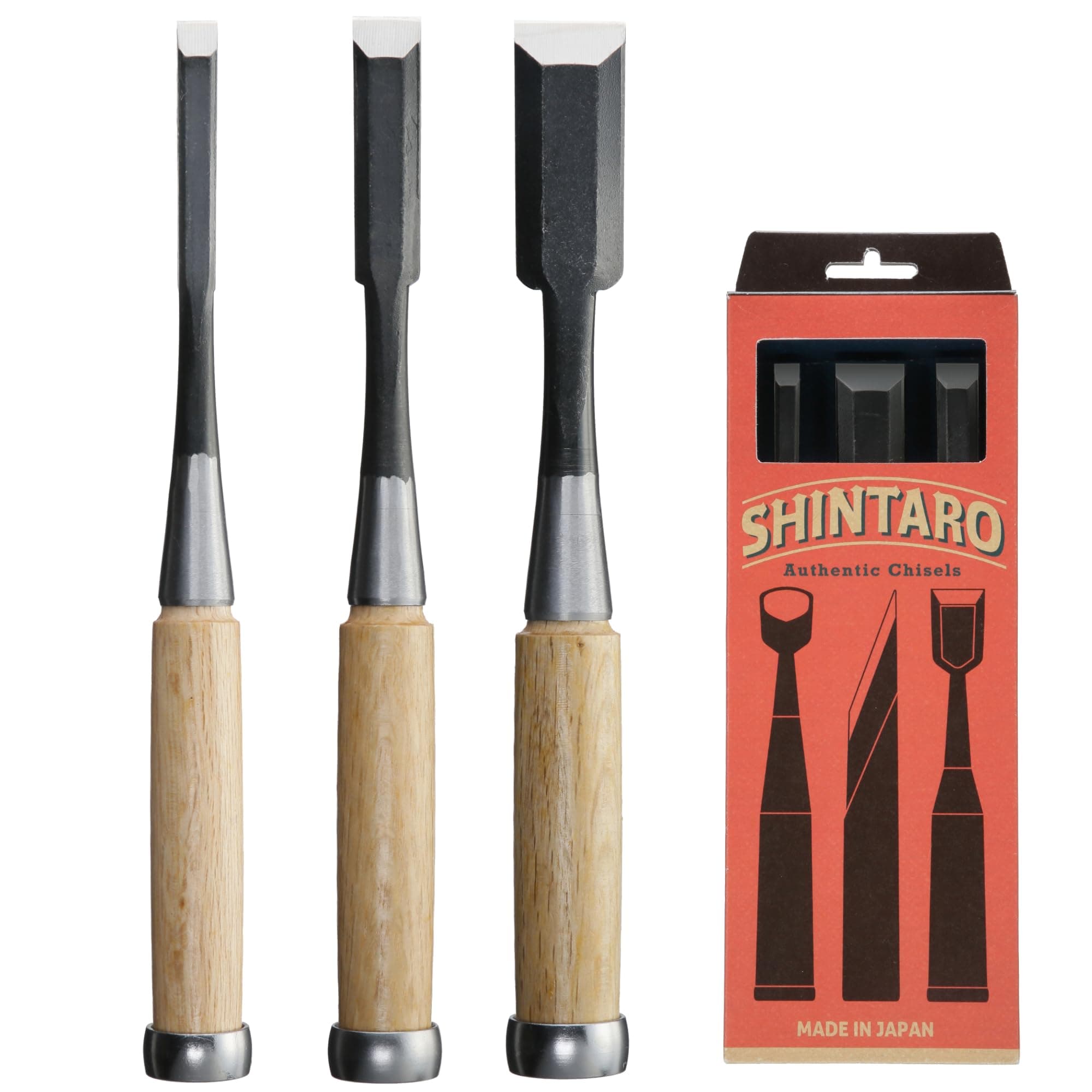 SHINTARO Authentic Japanese Chisel Set 3 Pieces
