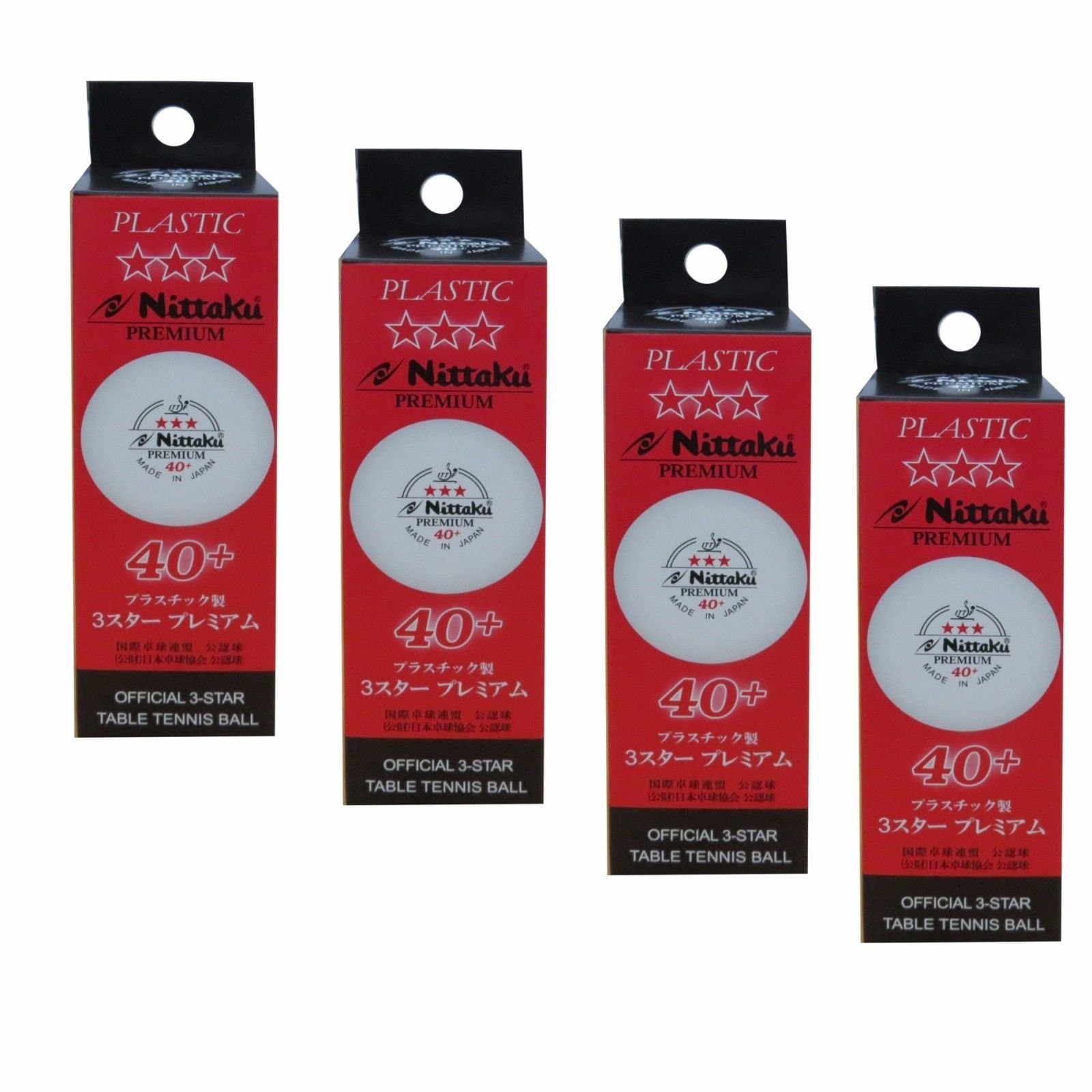 3-Star Premium 40+ Table Tennis Balls