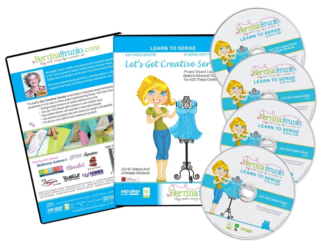 Let's Get Creative 4-thread Serger Video Workbook