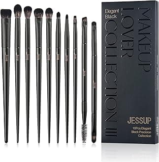 T337 Jessup eye makeup brushes,black