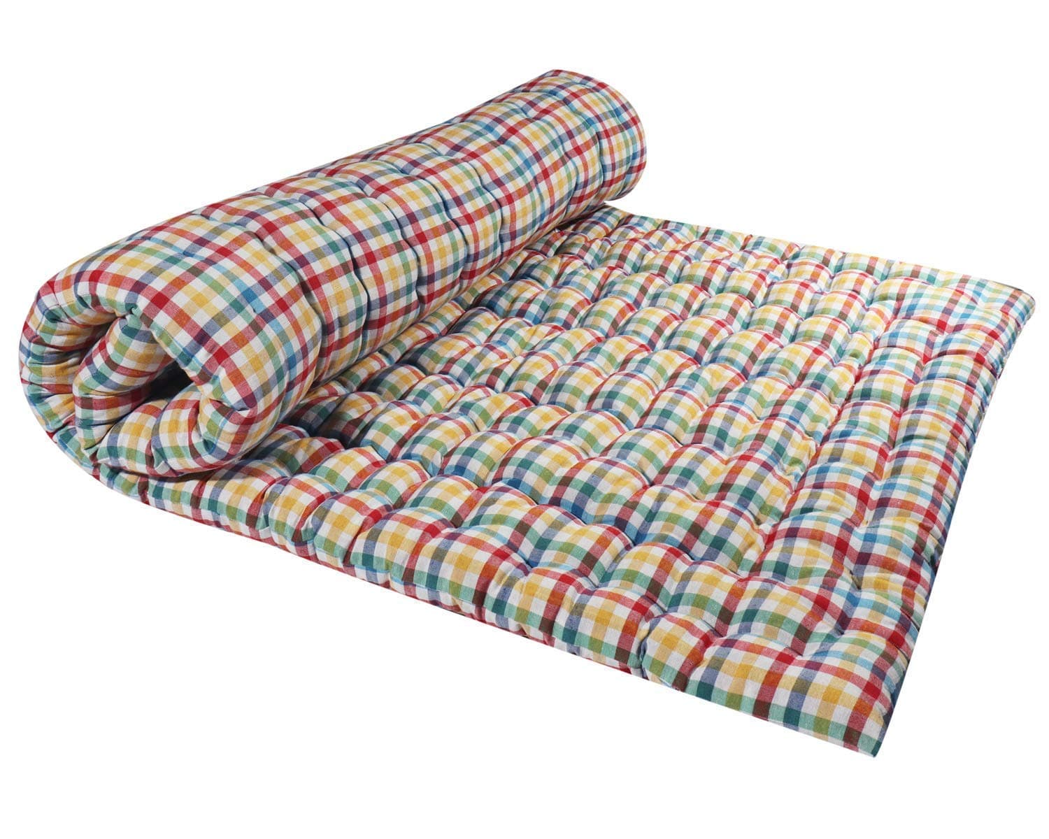 MRH HANDLOOM Soft Cotton Foldable Mattress (Single Size, 1-Sleeping Capacity)